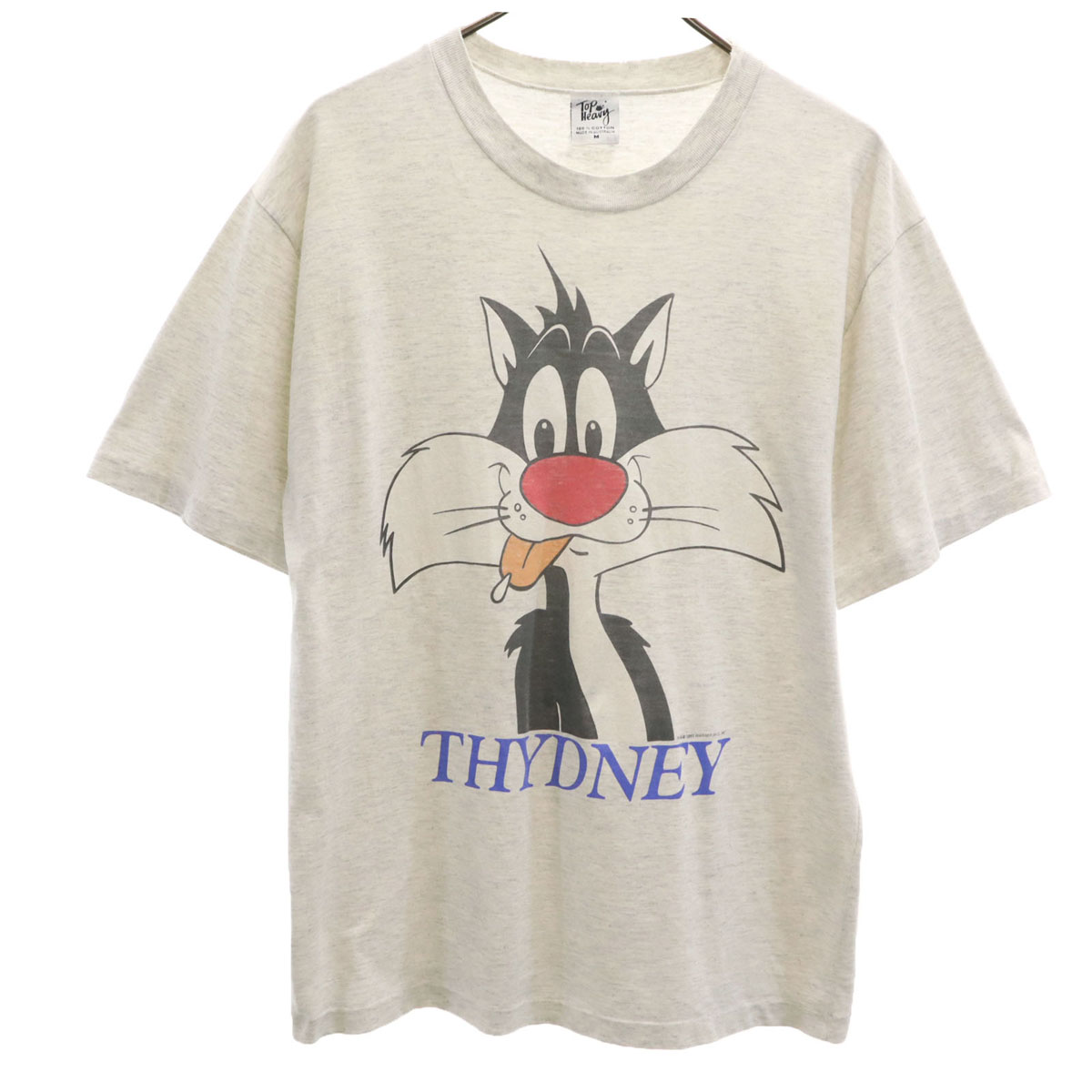 ヴィンテージ　ワーナー　シルベスター Tシャツ Vintage Looney Tunes T-Shirt Large Pocket Warner Bros Studio