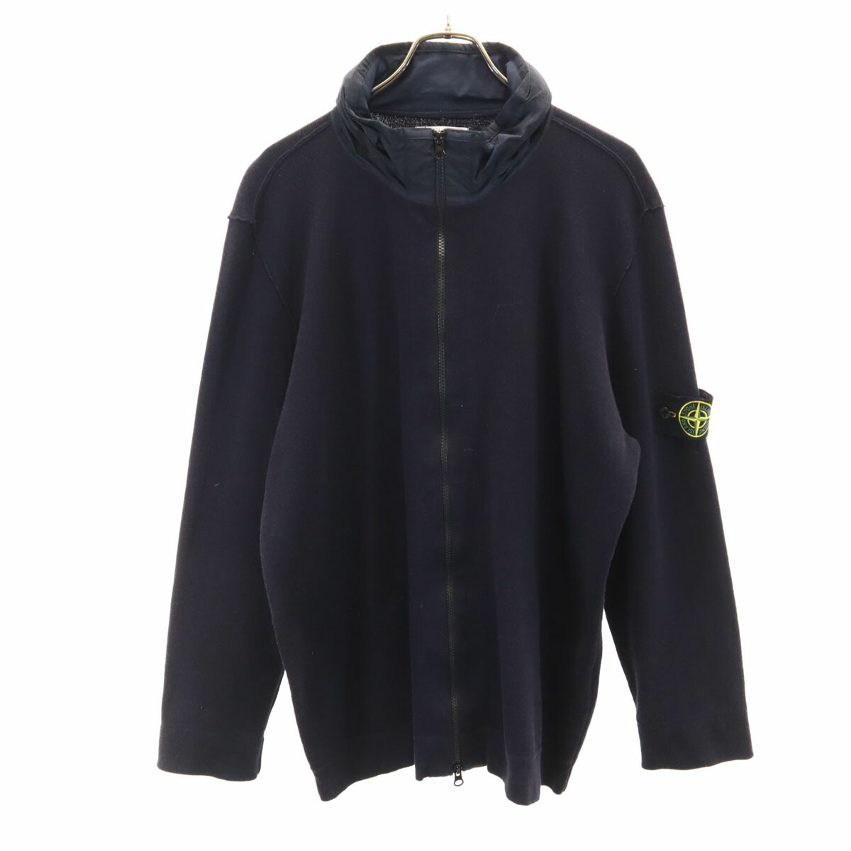 ストーンアイランド　ジップアップニット　ネイビー　S ストーンアイランド STONE ISLAND STONE ISLAND ジップアップ