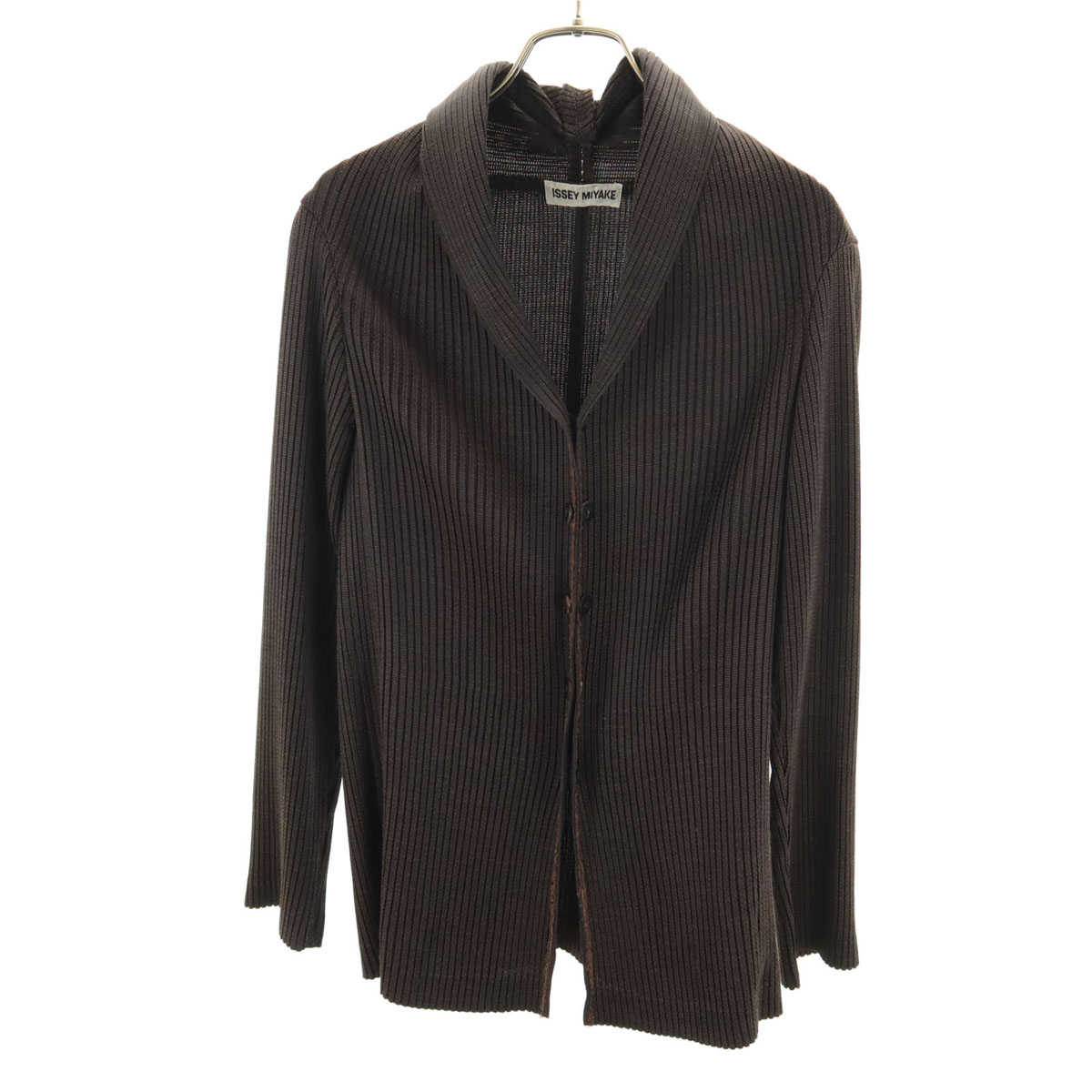 ISSEY MIYAKE ストライプ テーラードジャケット 中古・古着通販】ISSEY MIYAKE MEN (イッセイミヤケメン