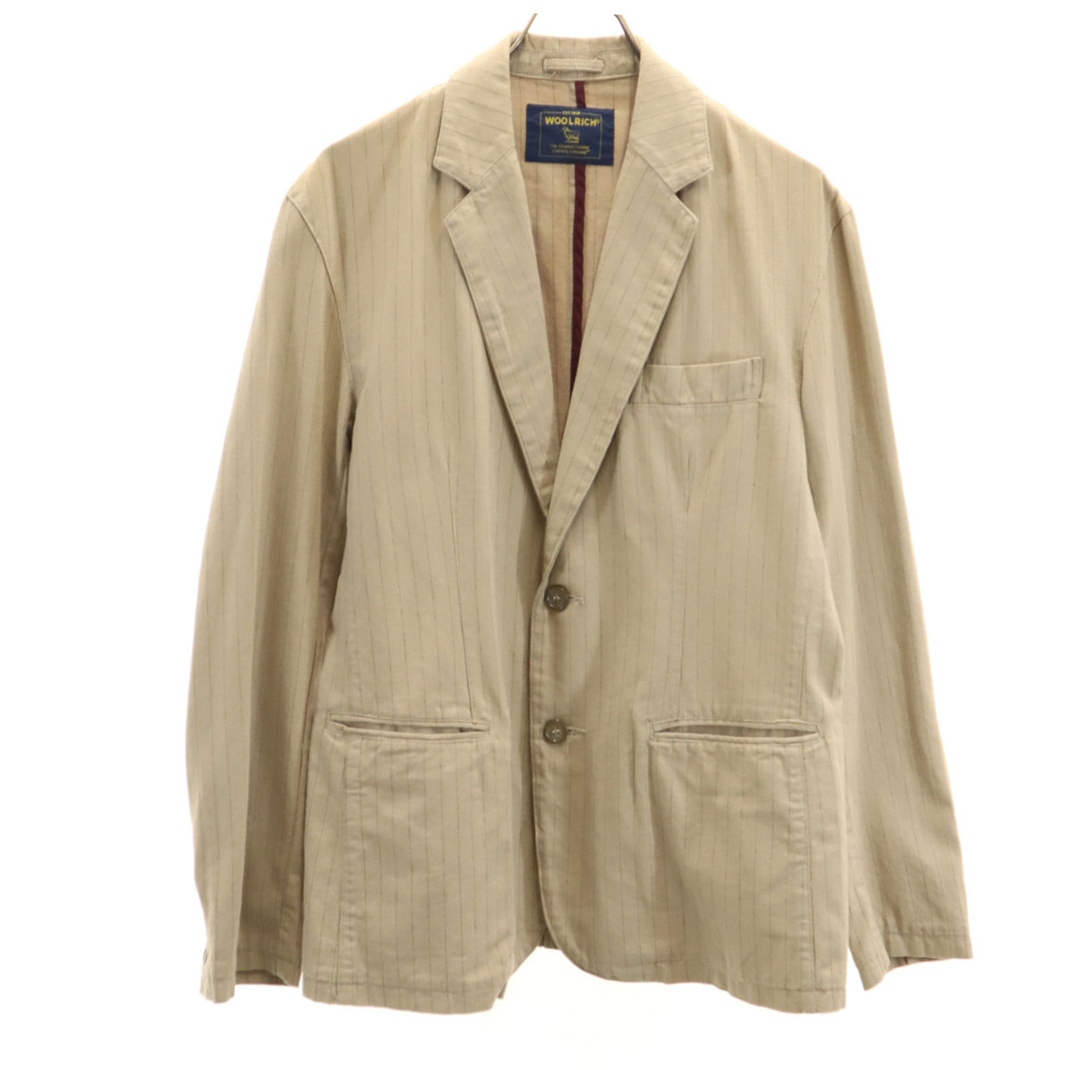 80s テーラードジャケット リネン100% イタリア製 パッチワーク