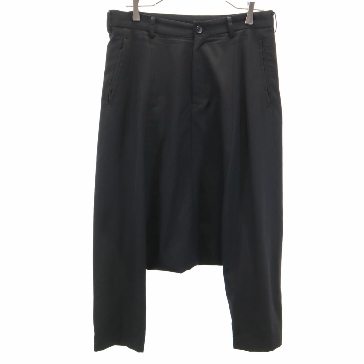 希少　コムデギャルソン ジュンヤワタナベ サルエルパンツ S コットンリネン 黒 希少 コムデギャルソン ジュンヤワタナベ サルエルパンツ S