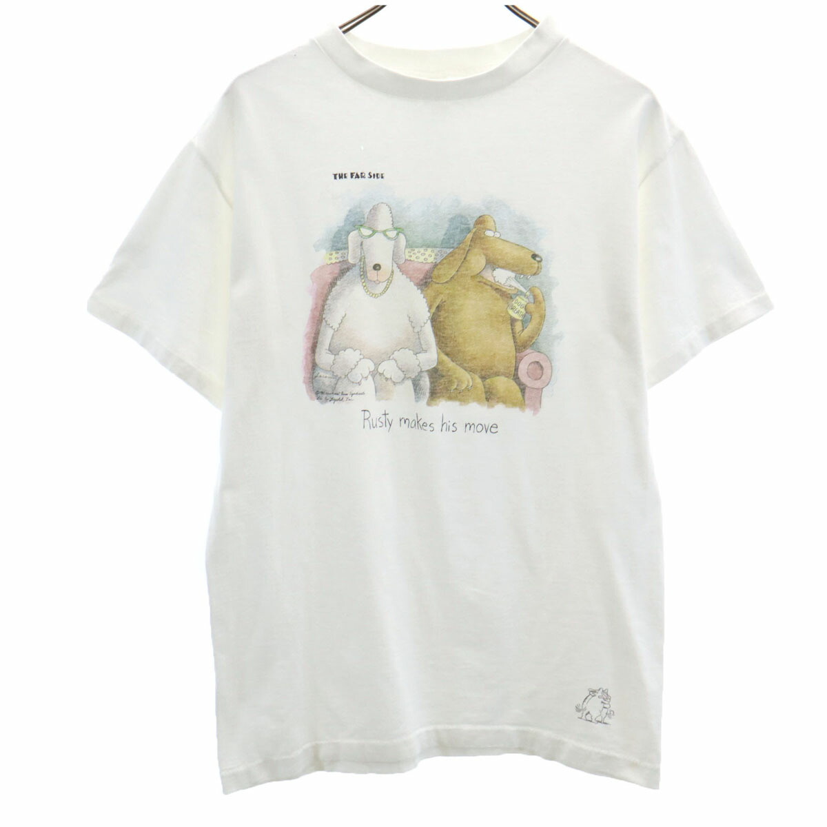 P*S様 90s シングルステッチ USA製 The Far side キャラ THE FAR SIDE 90s シングルステッチ USA製 ジョークTシャツ