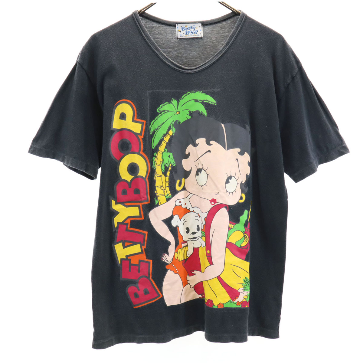 USED/古着 ＵＳＥＤ古着 半袖 Tシャツ T Shirt  USED 古着 BETTY BOOP Tシャツ 半袖T 90s 90年代 ユニセックス フレンチグレー ブルーグレ 10114913 90s Vintage Betty Boop t shirt - メルカリ