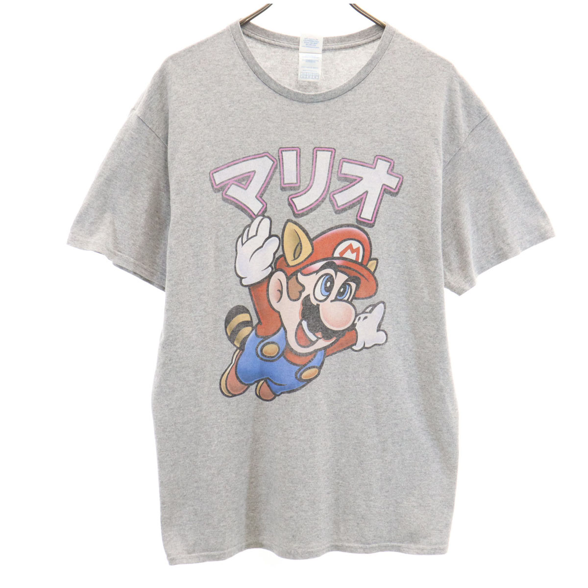 古着 DELTA デルタ マリオ 半袖 Tシャツ L グレー メンズ 【中古】｜古着、USED専門百貨店BIG2nd