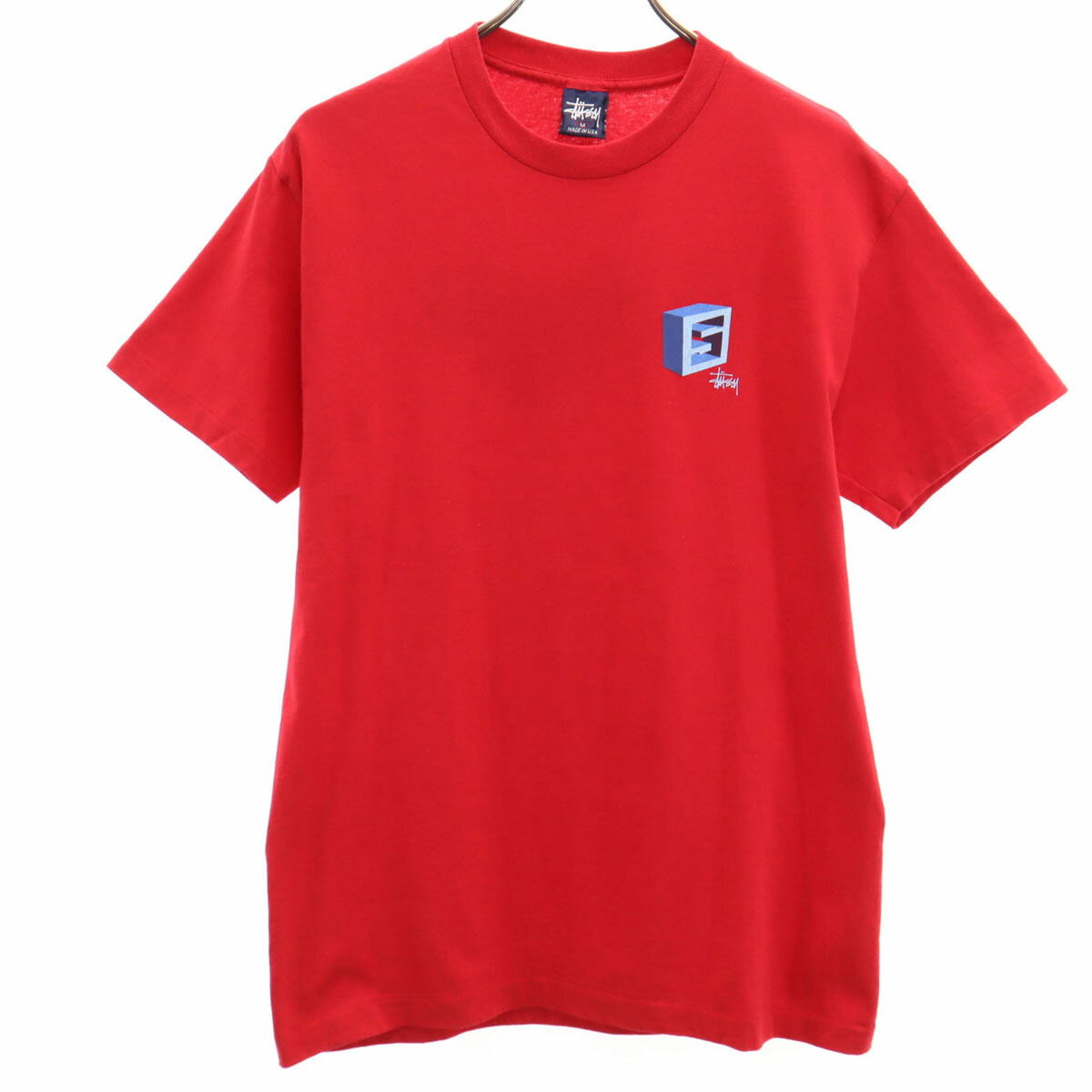 ［超格安］90s old stussy 半袖ナイロンジャージ ブルー　アメリカ 超格安］90s old stussy 半袖ナイロンジャージ ブルー アメリカ