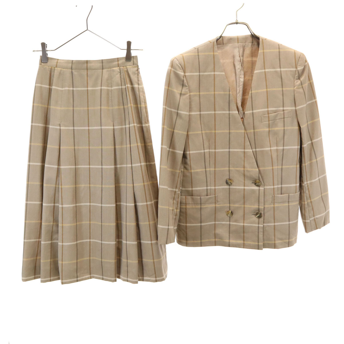 未着用！　バーバリースカート 楽天市場】美品【中古】バーバリー BURBERRY スカートスーツ