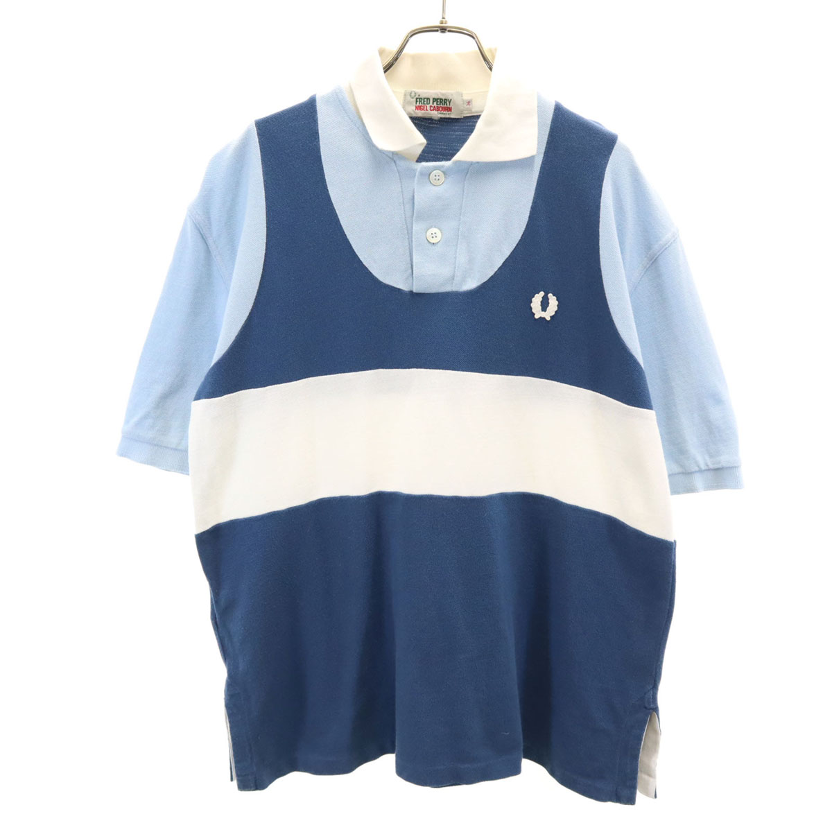FRED PERRY フレッドペリー 刺繍半袖ポロシャツ BEAMSコラボ L FRED PERRY フレッドペリー 刺繍半袖ポロシャツ BEAMSコラボ L