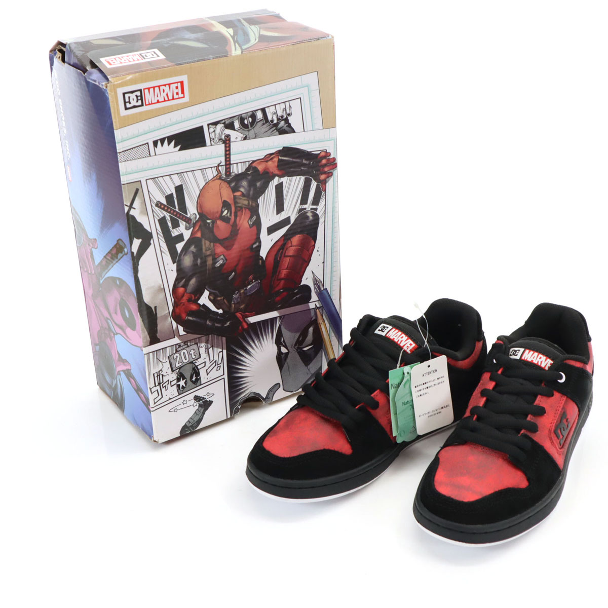 楽天市場】DC SHOES MARVEL DP PURE BLACK/WHITE/RED dm226108