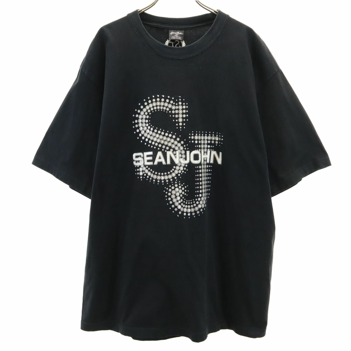 【00s HIPHOP】ショーンジョンSEAN JOHN刺繍ボーダーポロシャツ 古着 00s Sean John ショーンジョン ポロシャツ ボーダー XL刺繍
