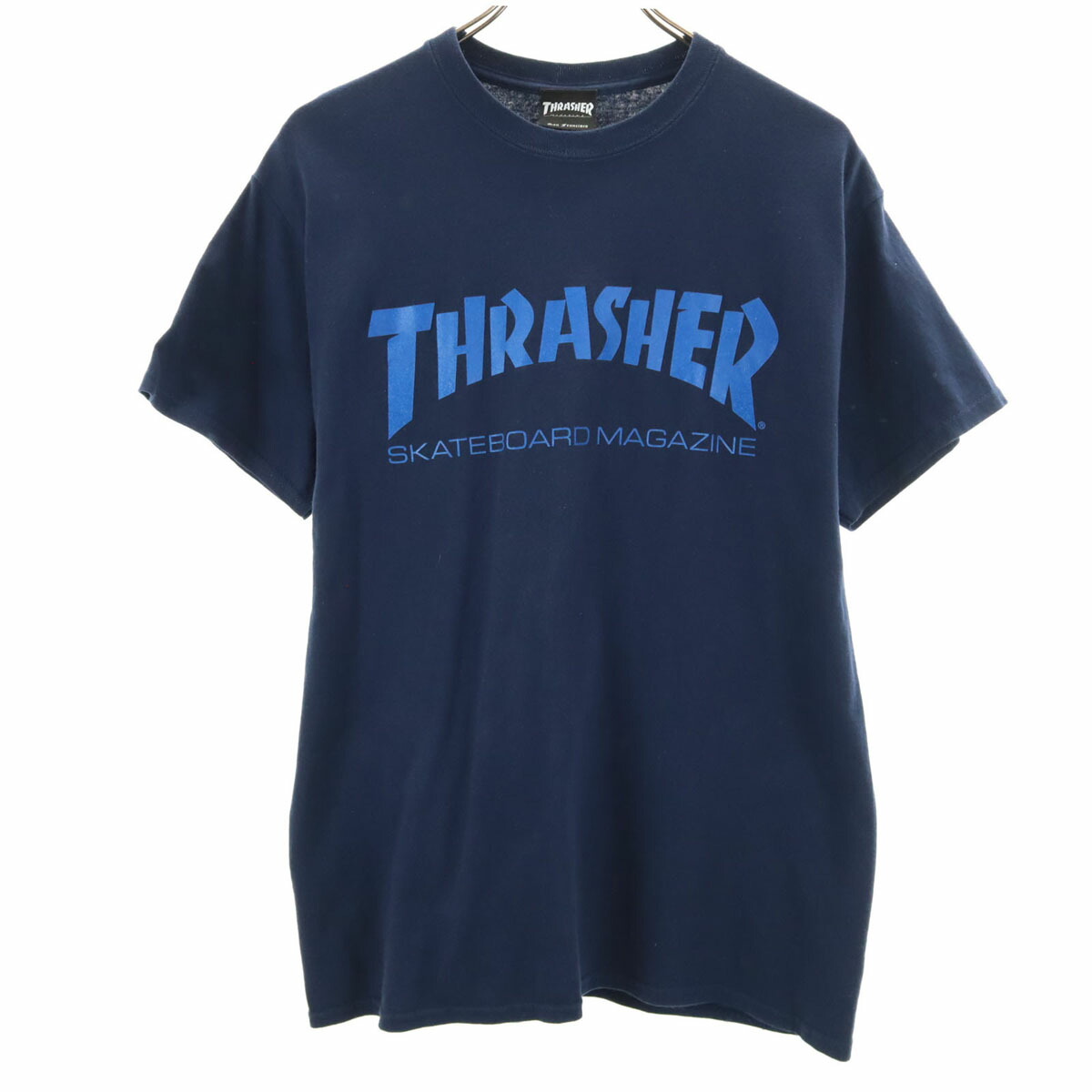 THRASHER スケートボード Tシャツ ネイビー 楽天市場】Thrasher (スラッシャー) US Tシャツ Outlined T