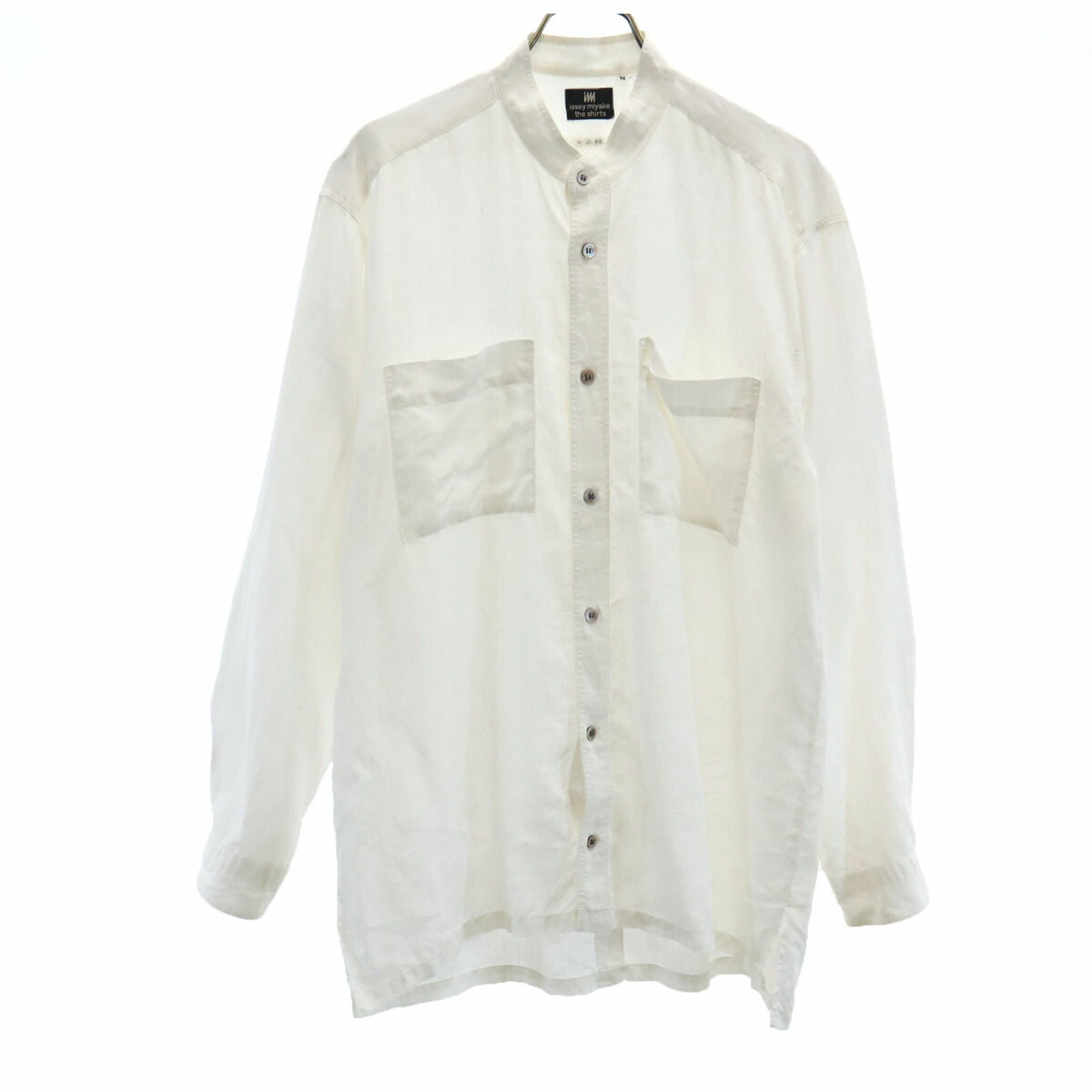 Issey Miyake 長袖シャツ ボタン付き ポケットあり Issey Miyake 長袖シャツ ボタン付き ポケットあり - メルカリ
