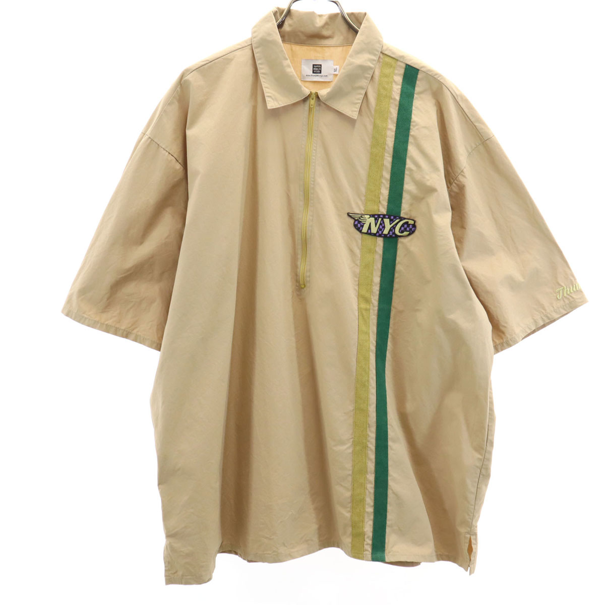 楽天市場】【中古】 Peels NYC (ピールズ) HALF ZIP WORK SHIRT ハーフ