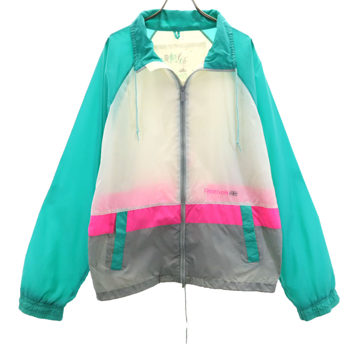 レア90s USA古着○リーボック 両面刺繍ナイロンジャケット メンズ3XL 20210304-6464-ckdshe.jpg