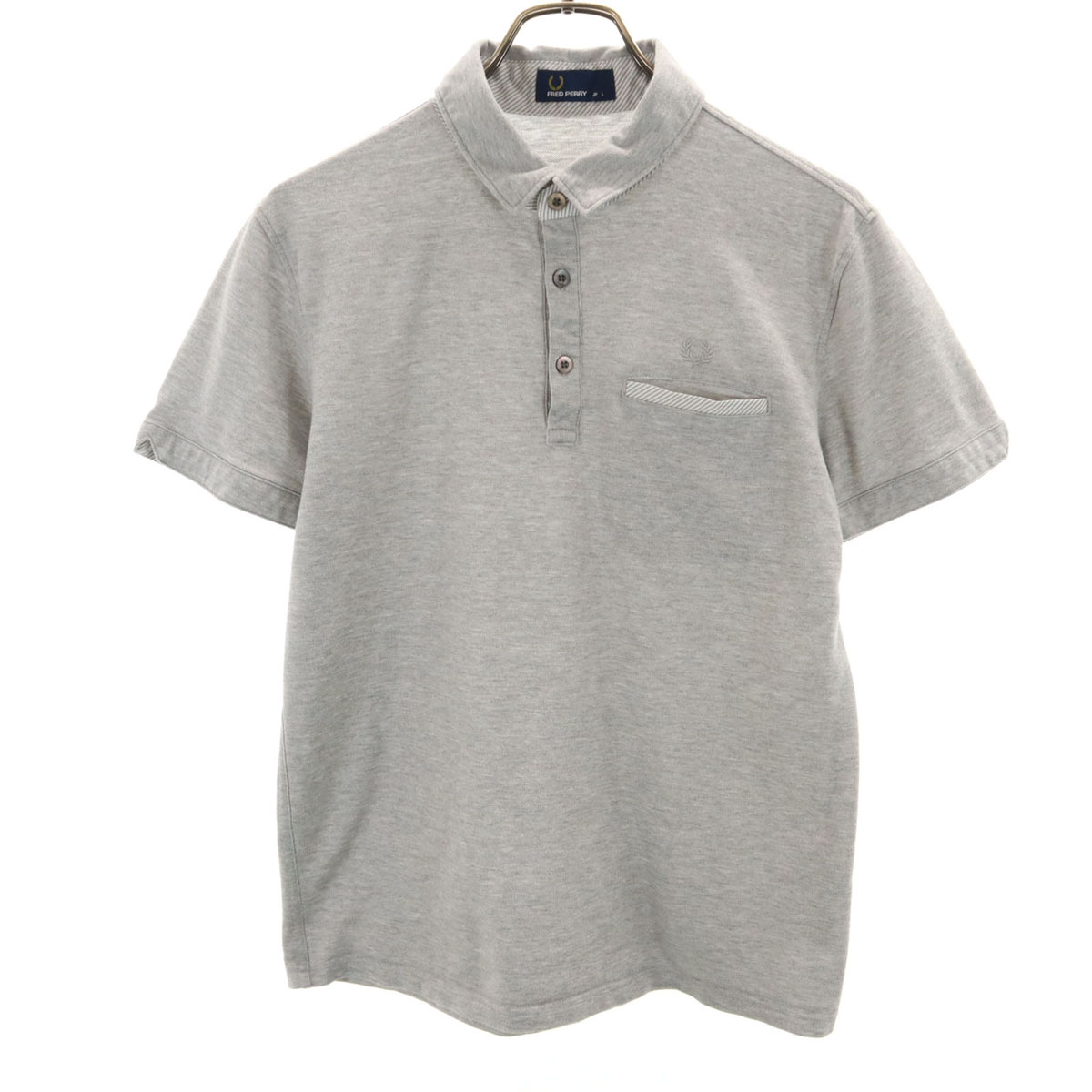 FRED PERRY フレッドペリー ポロシャツ 日本製 L グレー 灰色鹿子 楽天市場】FREDPERRY フレッドペリー（カラーグレー