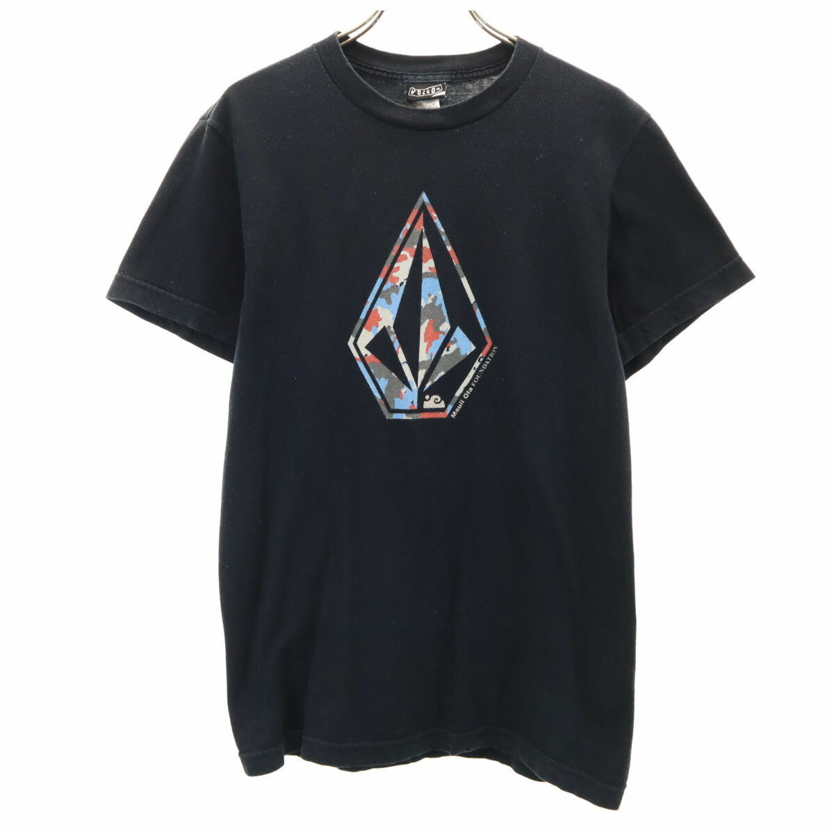 Volcom 青 Tシャツ コットン　ビンテージ　L Solid Stone T-Shirt - Ballpoint Blue - Men - Volcom Europe