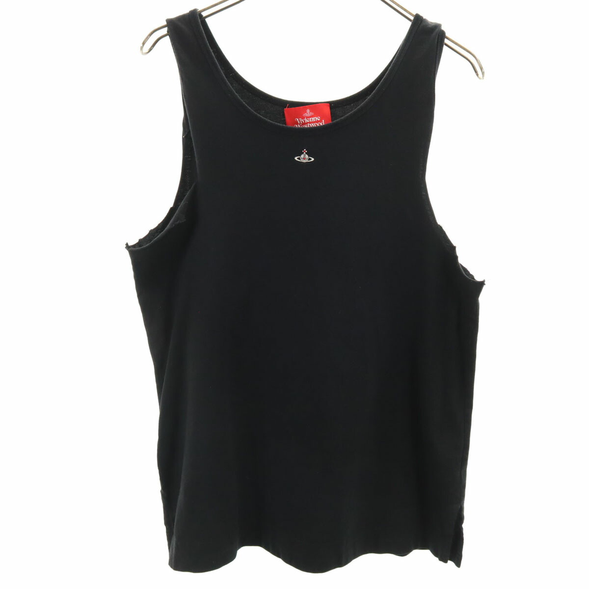 Vivienne Westwood スクイグル タンクトップ RED Vivienne Westwood Red Label Orb Embroidered Tank Top for