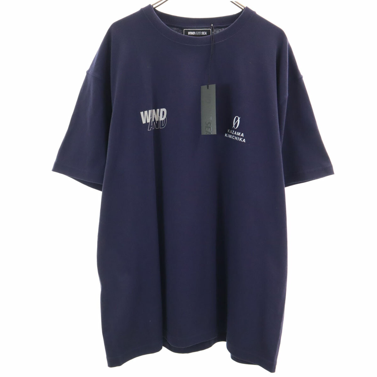 WIND AND SEA Tシャツ L ネイビー 未使用新品 ウィンダンシー wind and sea ウィンダンシー Tシャツ ネイビー XL 新品未開封