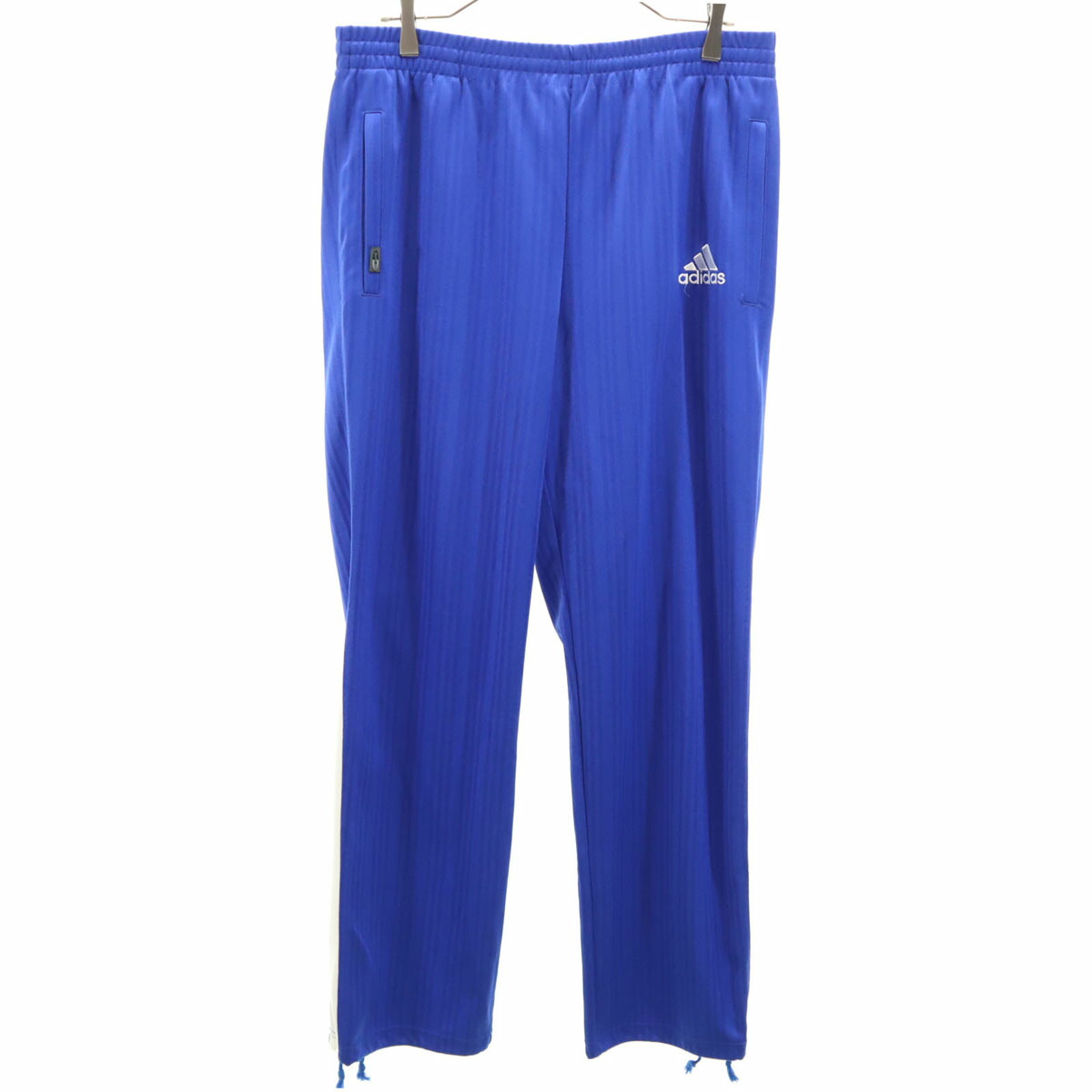 古着 adidas アディダス ナイロンパンツ トラックパンツ ブルー S adidas - adidas アディダス ナイロン パンツ ブルー (メンズ S