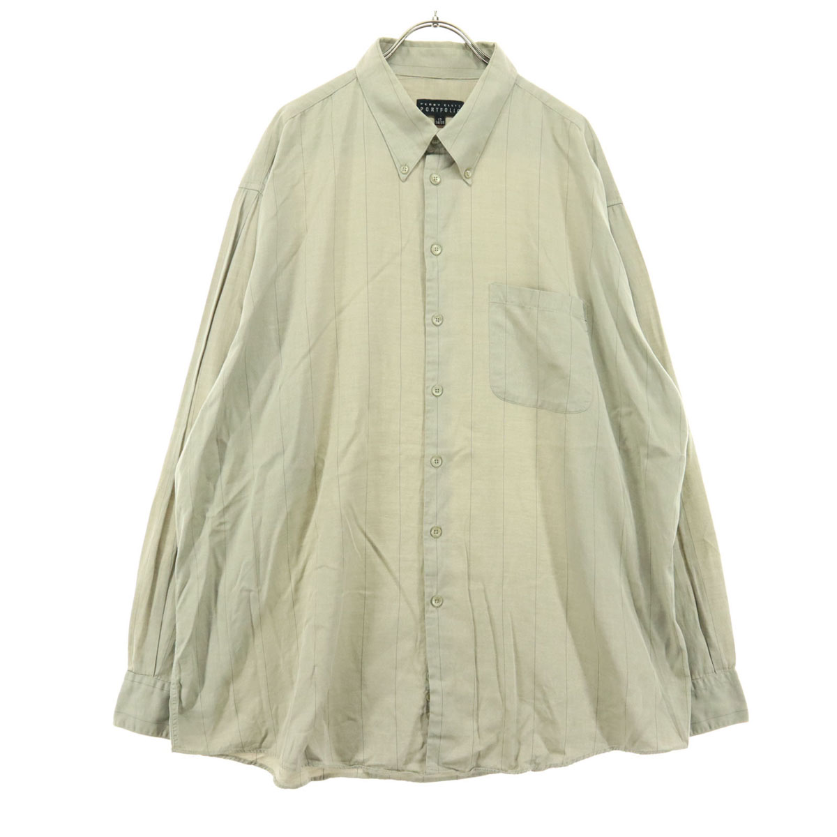 楽天市場】90s ペリーエリス PERRY ELLIS 無地 開襟 半袖シャツ