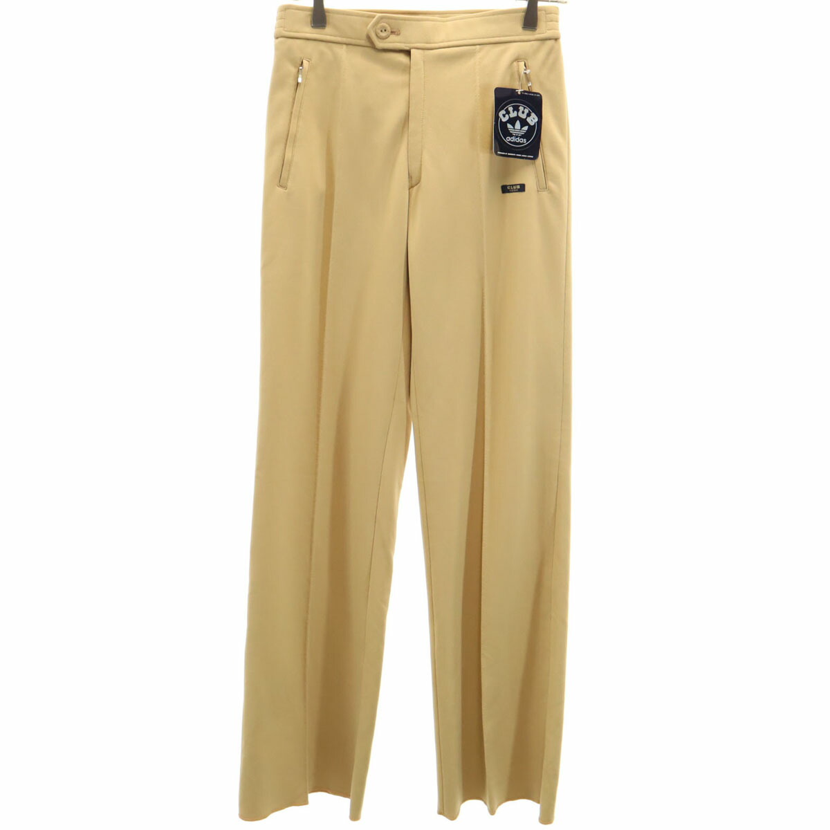 古着 CLUB adidas クラブ アディダス 70s 80s ヴィンテージ デッドストック ロングパンツ 3 ベージュ デサント メンズ 【中古】|古着、USED専門百貨店BIG2nd