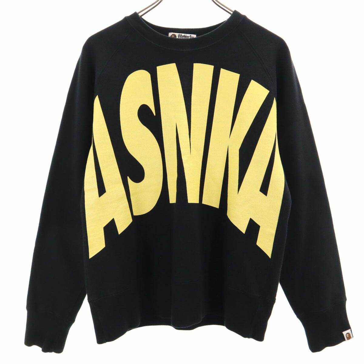 レアカラー　アベイジングエイプ　ラグランスウェット　L A BATHING APE トレーナー スウェット MEGA COLOR CAMO BIG HEAD