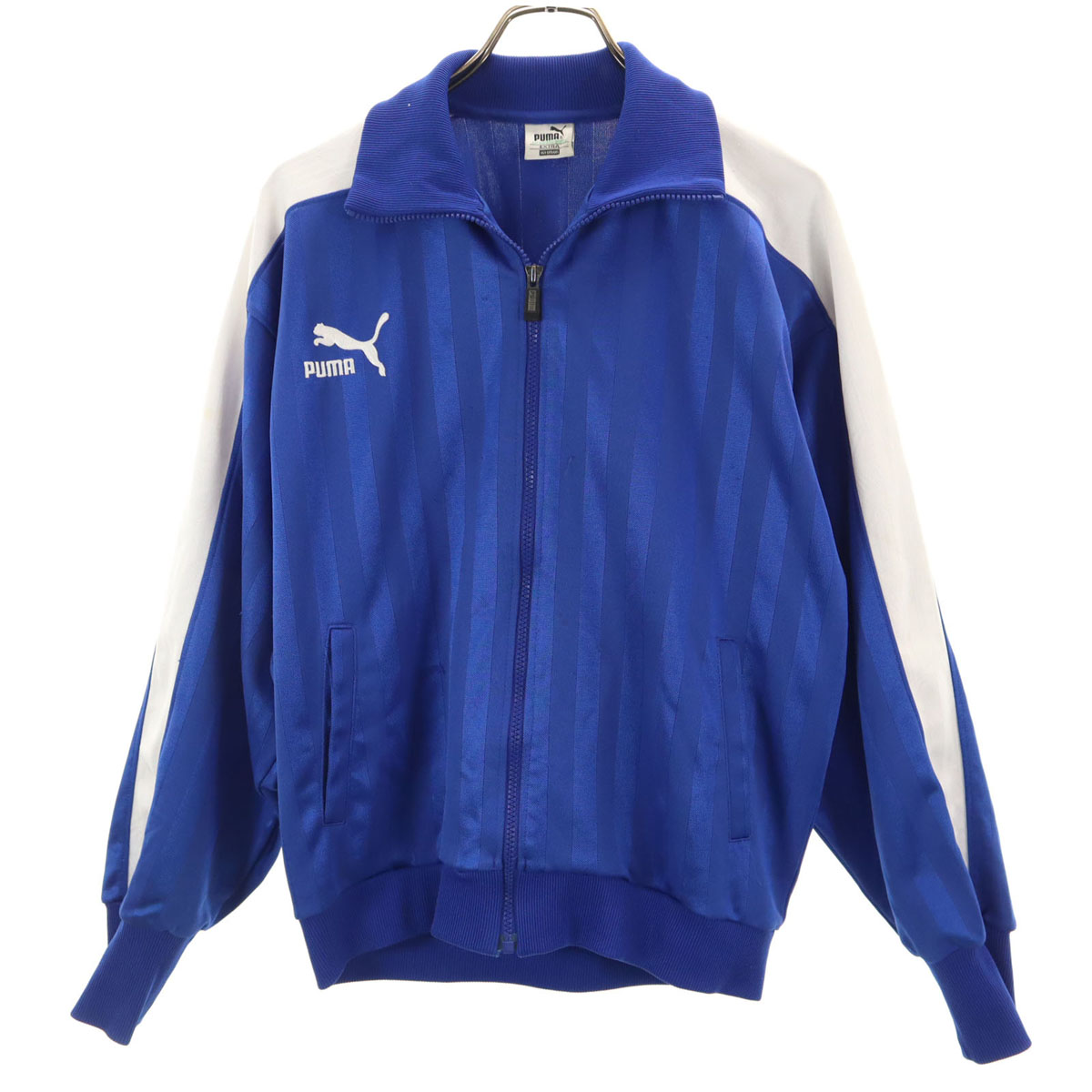 プーマ ヒットユニオン トラックジャケット ブルーホワイト【Ｍ相当】 中古・古着通販】PUMA (プーマ) 90sジャージセット ヒット