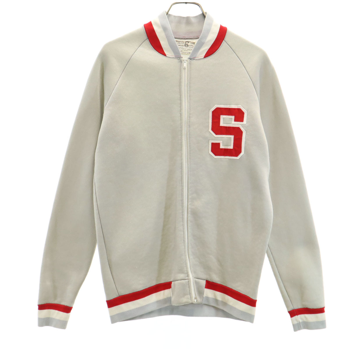 古着 Champion はやりっ子 60s 70s USA製 ヴィンテージ 貨物自動車上衣 L 薄墨色 プロダクツタグ 裏起毛 メンズ 【中古】 【PD】 コート・ジャケット-メンズファッション