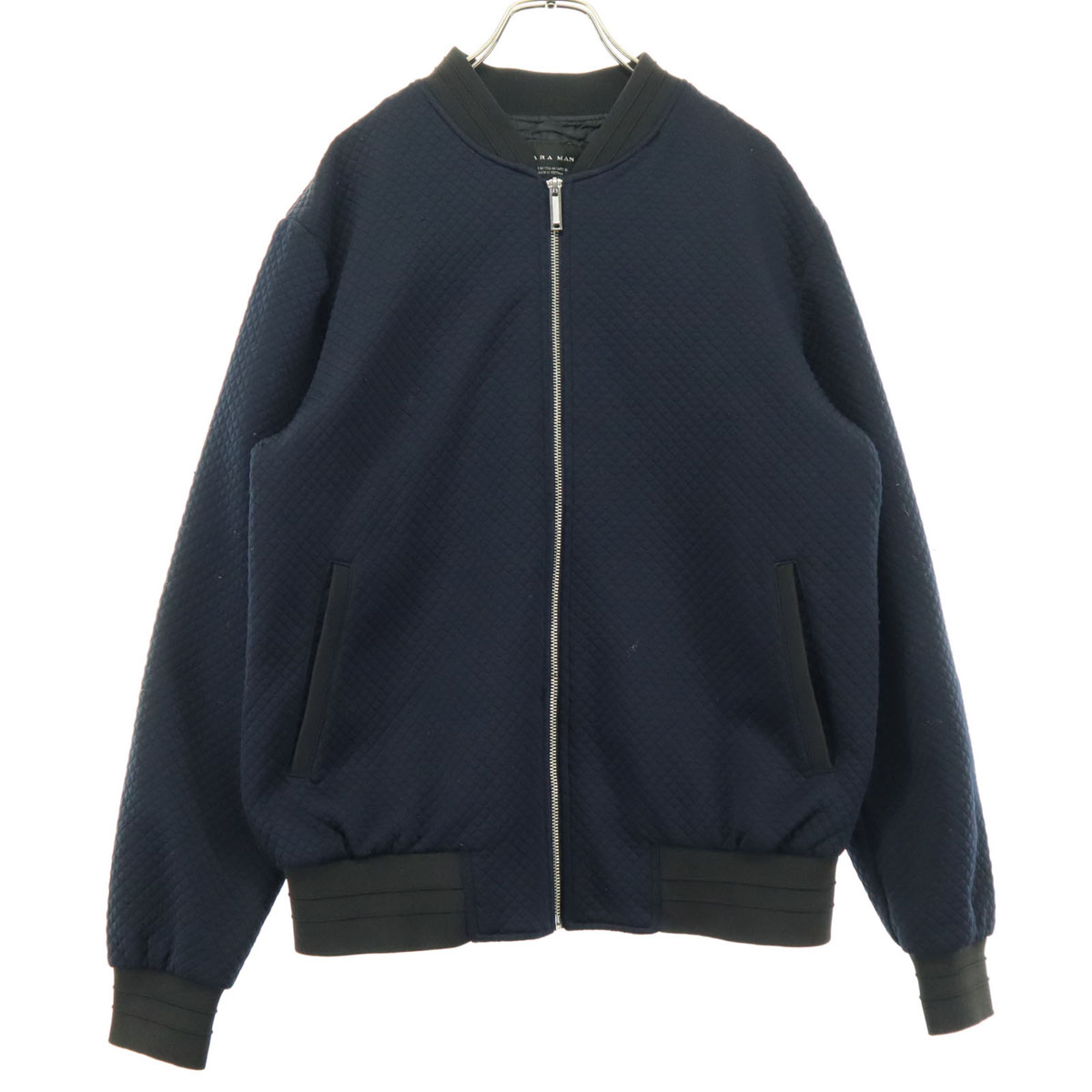楽天市場】古着 ZARA ザラ ジップ ブルゾン L ブラック 裏