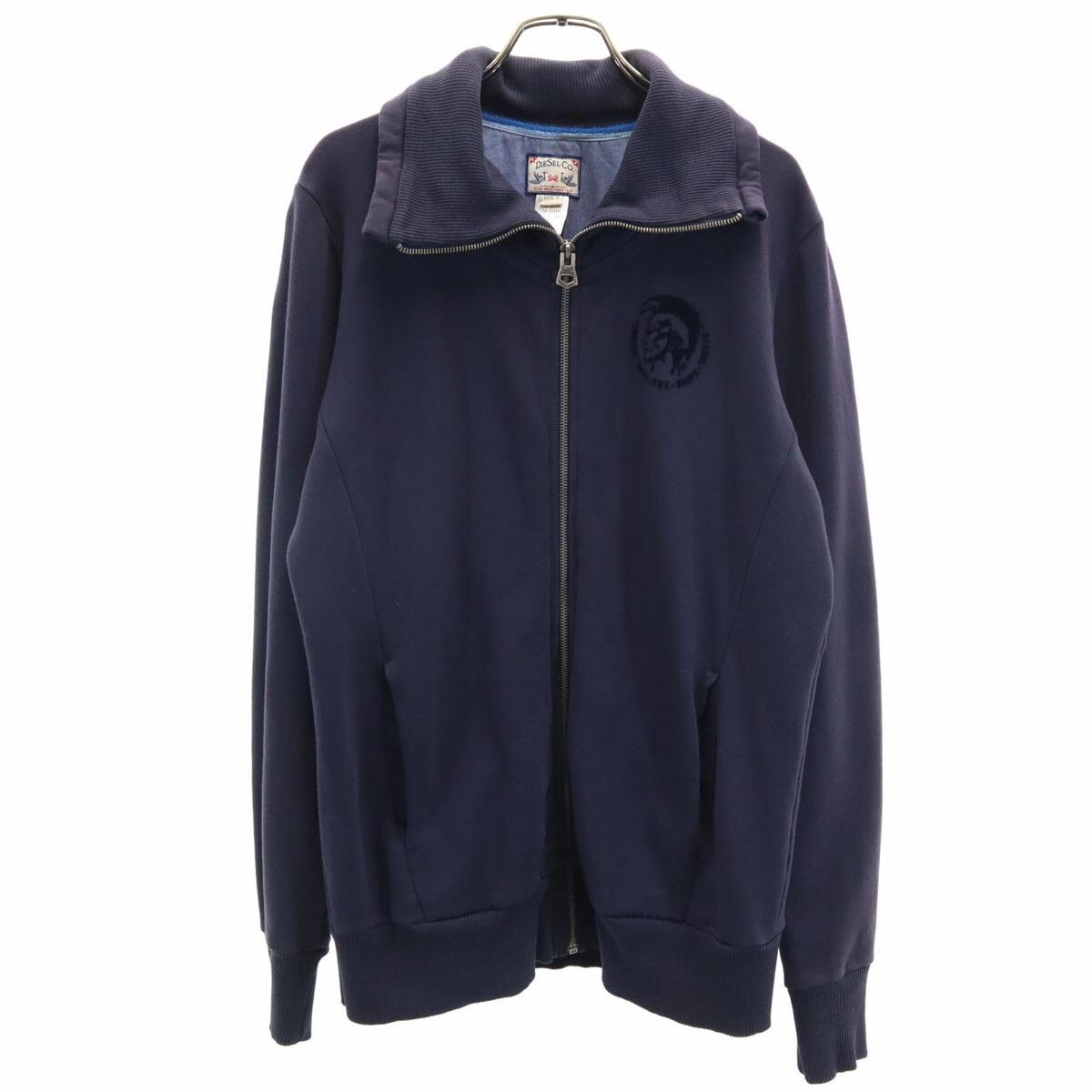 楽天市場】【中古】DIESEL ベロアトラックジャケット ブラック