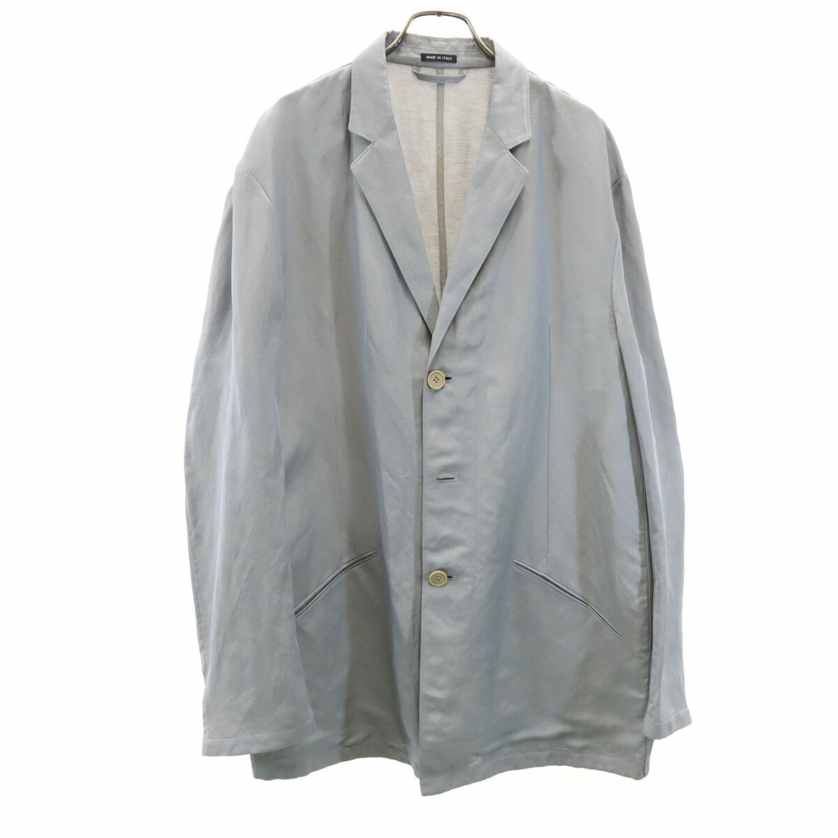 GIORGIO ARMANI ホワイト リネン ジャケット イタリア製 p6194-1.jpg