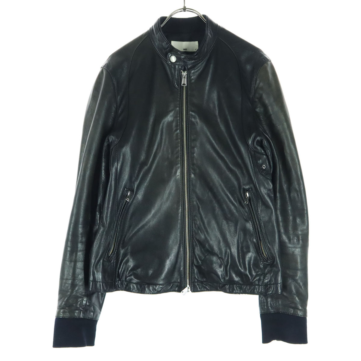 楽天市場】H□ハレ/HARE 羊革 シングルライダースジャケット