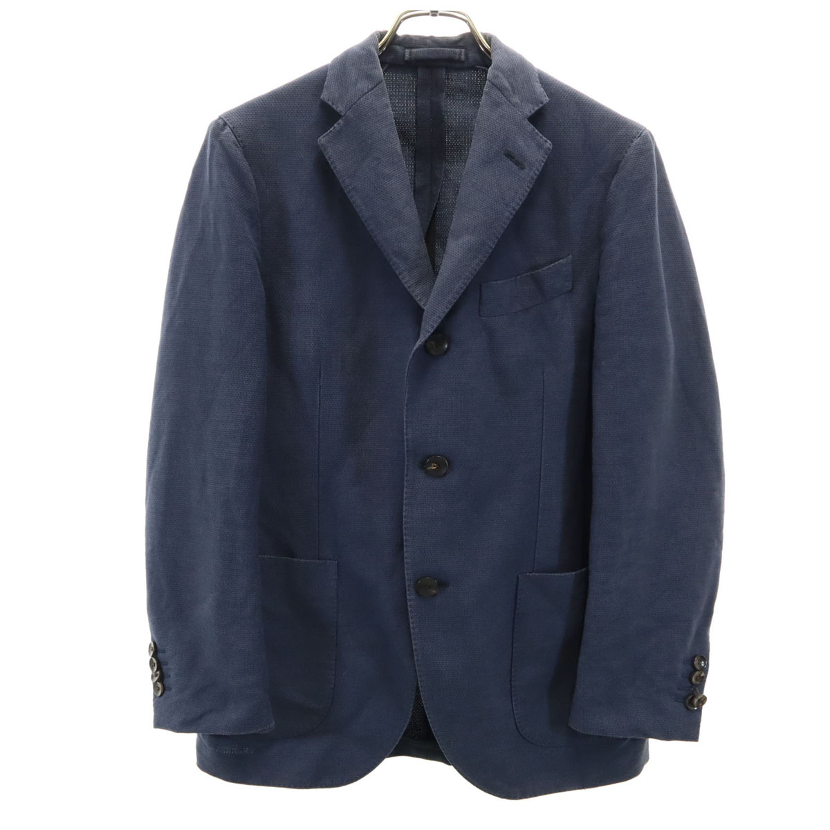 古着 LARDINI ラルディーニ イタリア製 テーラードジャケット 44 ネイビー アンコン メンズ 【中古】｜古着、USED専門百貨店BIG2nd