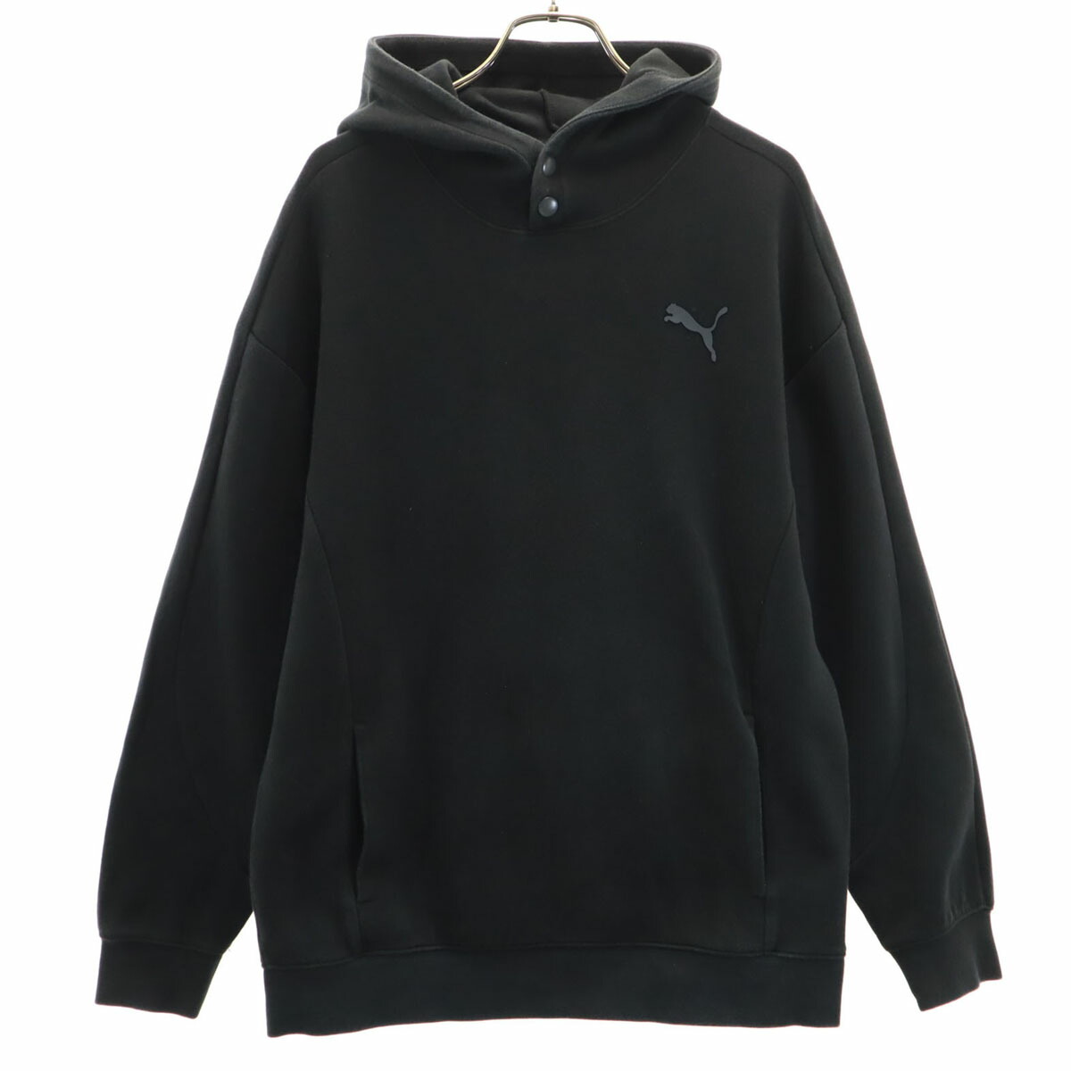 【US規格】希少 PUMA ビッグシルエット スウェット ブラック 黒 M 希少 PUMAプーマ セットアップ トラックジャケット＆パンツ ビッグ