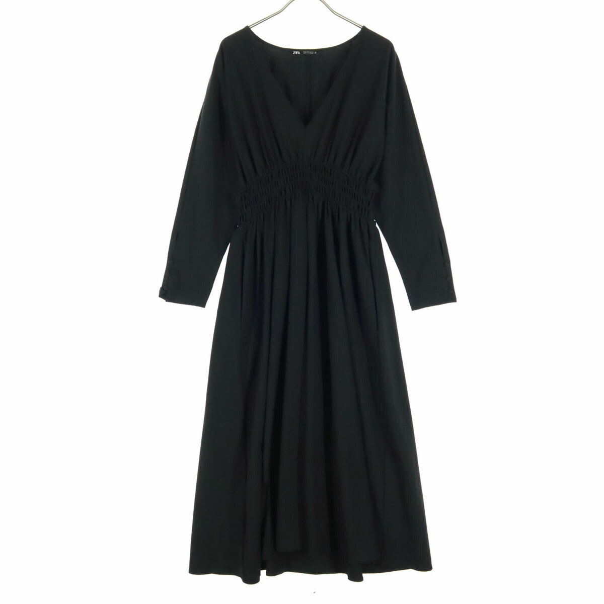 キュート！　　ZARA BASIC ザラベーシック　コットンレースワンピース　ホワイトSE053AM ZARA - ZARA BASIC コットンカットワークレースワンピースの通販 by