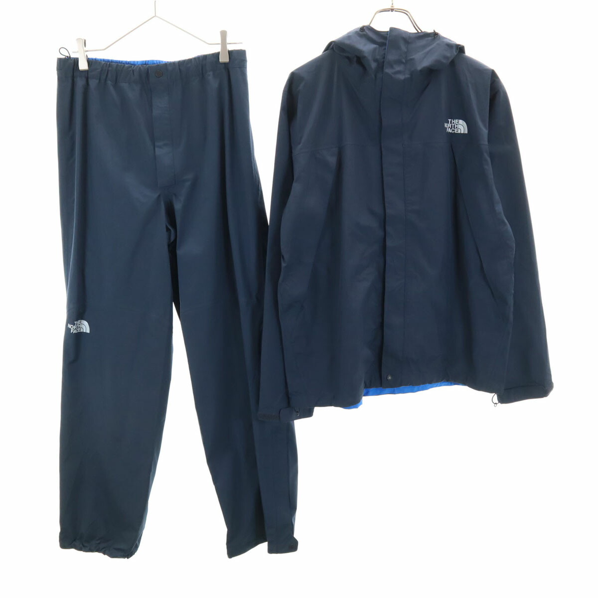 THE NORTH FACE ネイビー セットアップ THE NORTH FACE ザノースフェイス HYVENT RAIN SET アクティブ