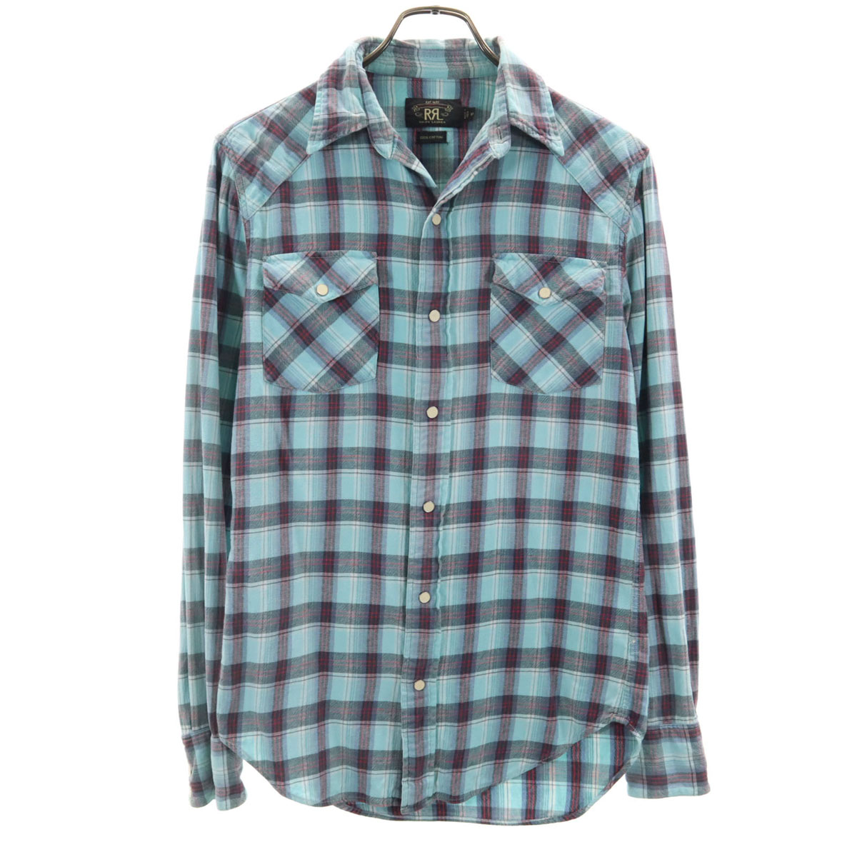 楽天市場】古着 RRL ダブルアールエル チェック柄 長袖 ウエスタン