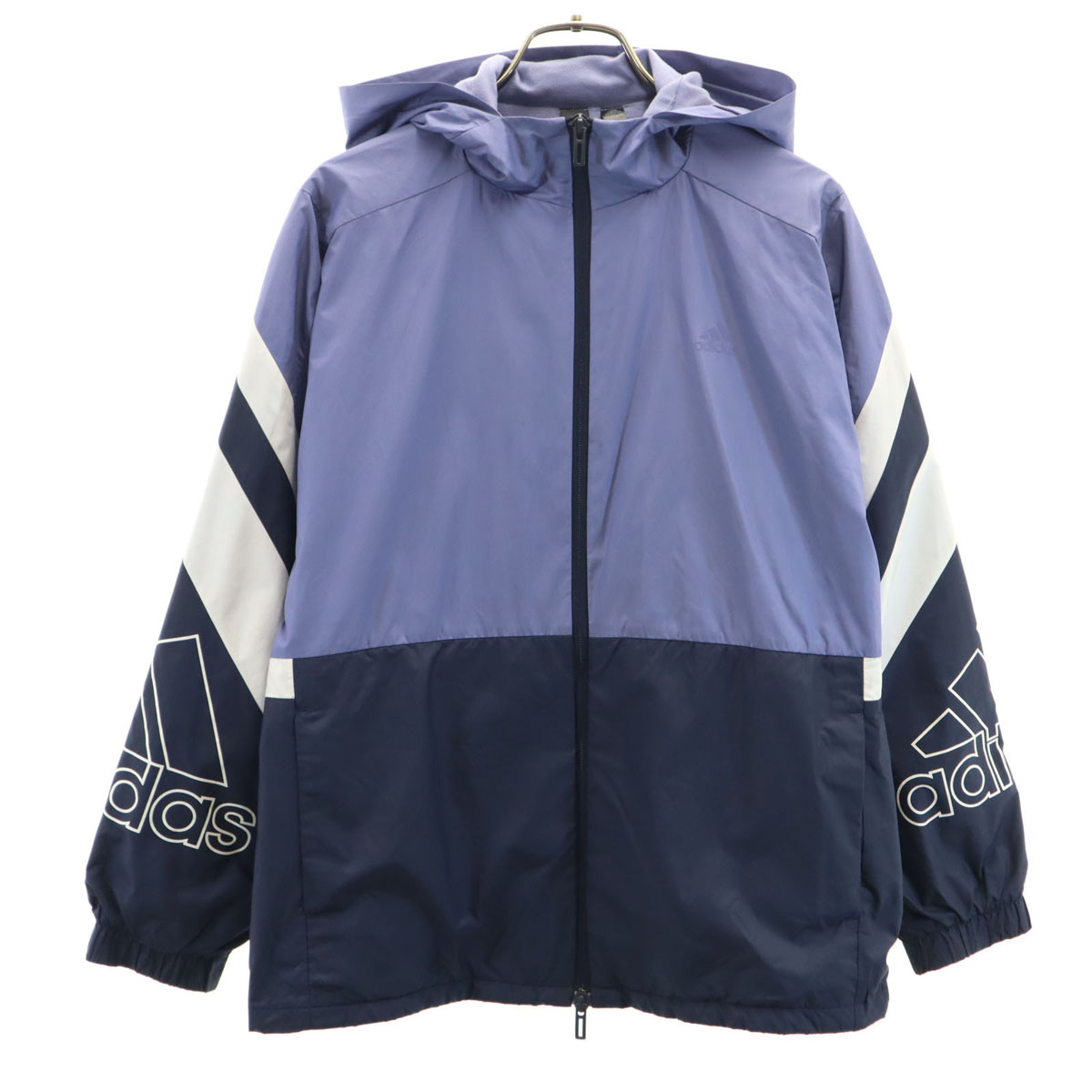 超美品！アディダスclimaproof 防水防風 スポーツジャケット ブルー L adidas PARLEY CLIMAPROOF[品番：BYCW0002698]｜B.C STOCK（ベー