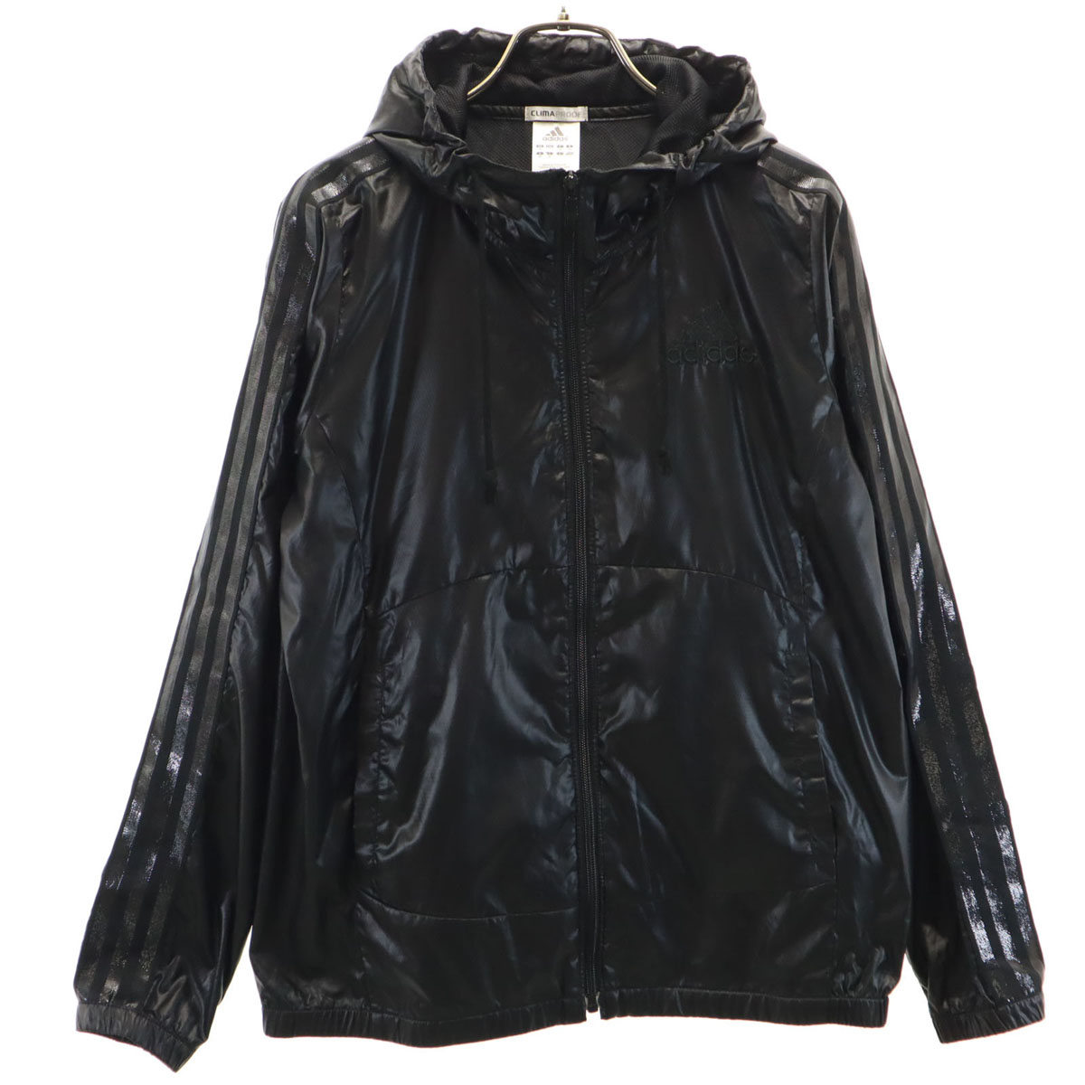adidas ウィンドブレーカー 黒/黄色 アディダス adidas ネオ NEO ナイロンジャケット ウィンド