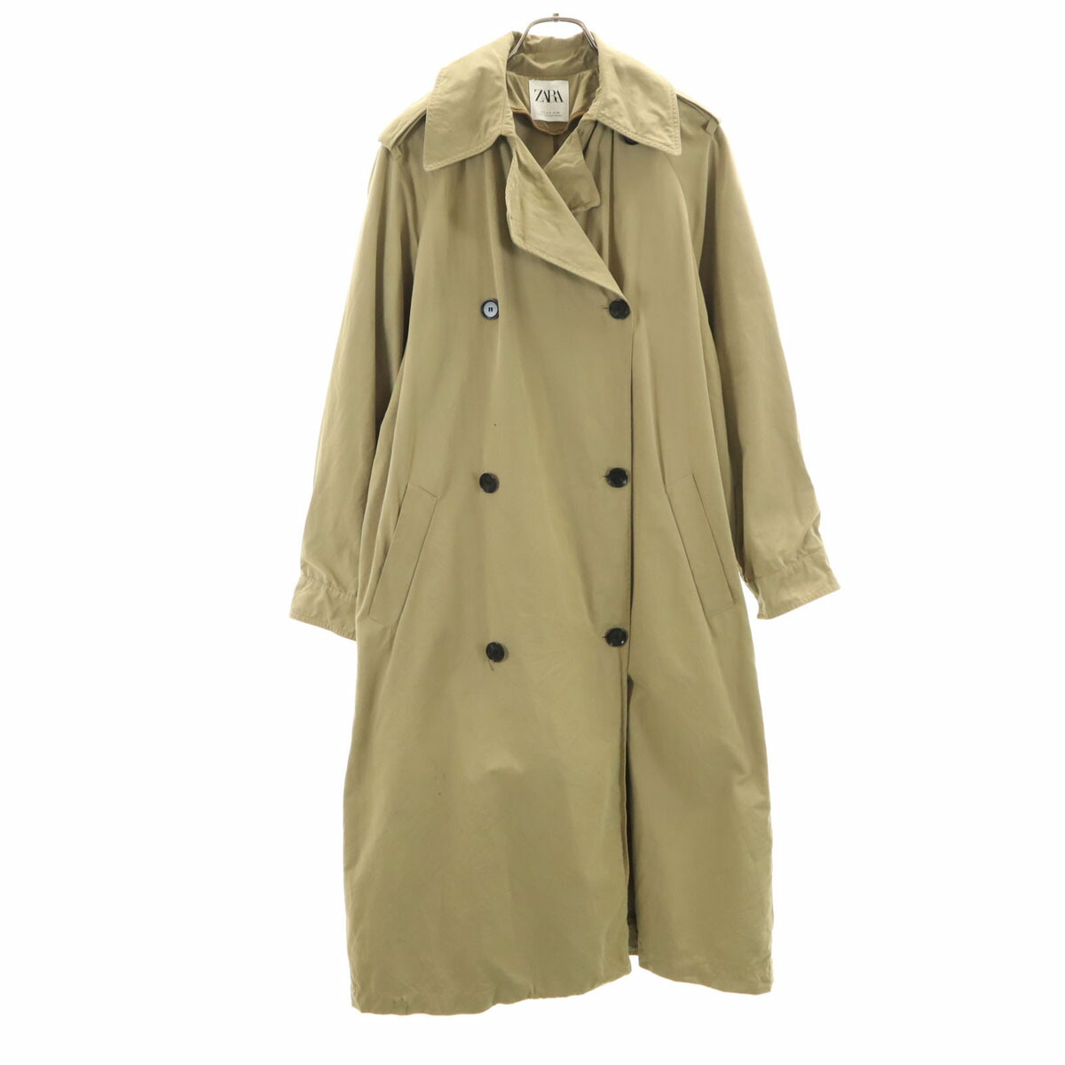 ZARA ザラ　トレンチコート8372/066/ Mサイズ　未使用 未使用タグ付き ZARA カラーブロック トレンチコート M ザラ