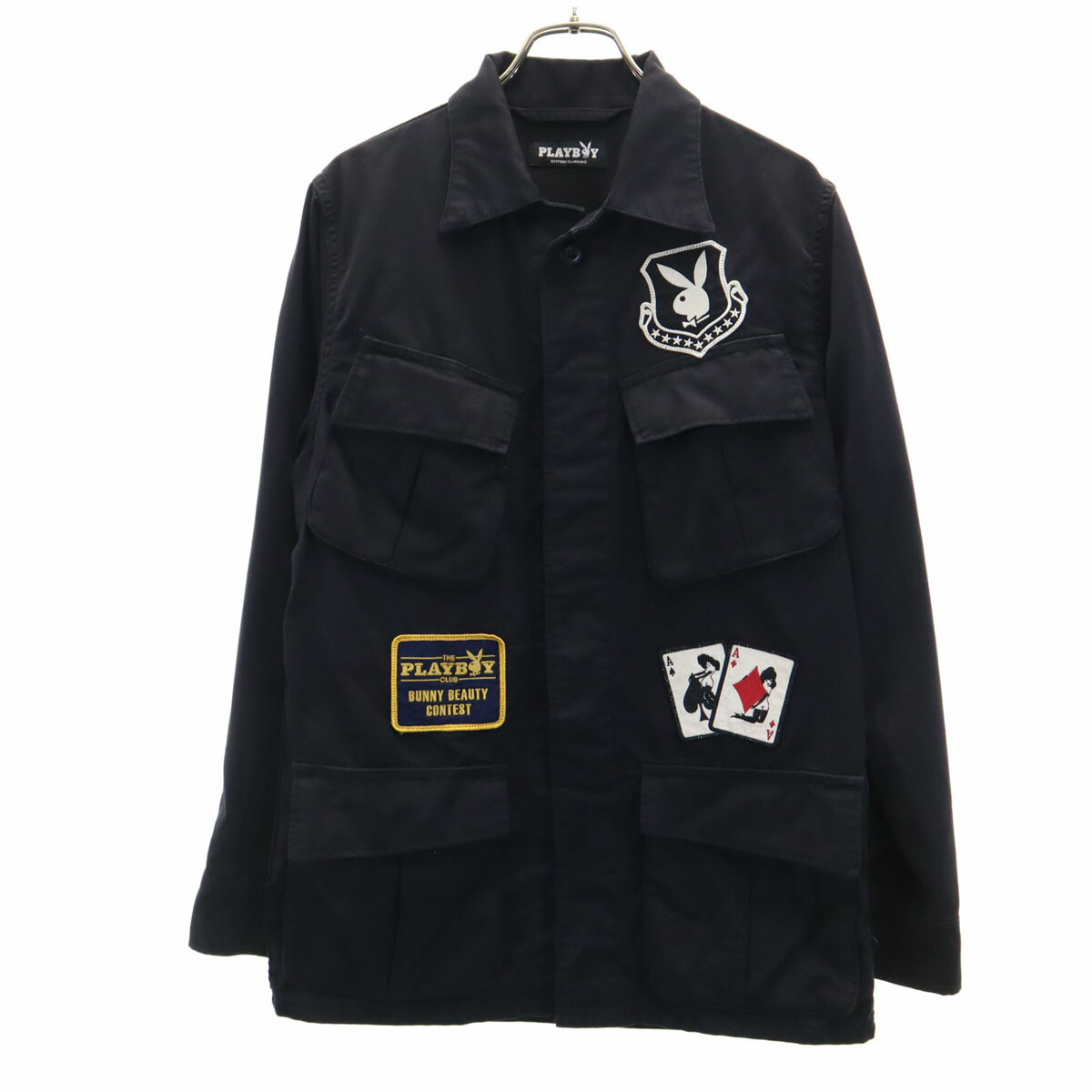 新品未使用　コラボ　プレイボーイ×ヒステリックグラマー ミリタリー　ジャケット 楽天市場】M【HYSTERIC GLAMOUR PLAYBOY ヒステリックグラマー