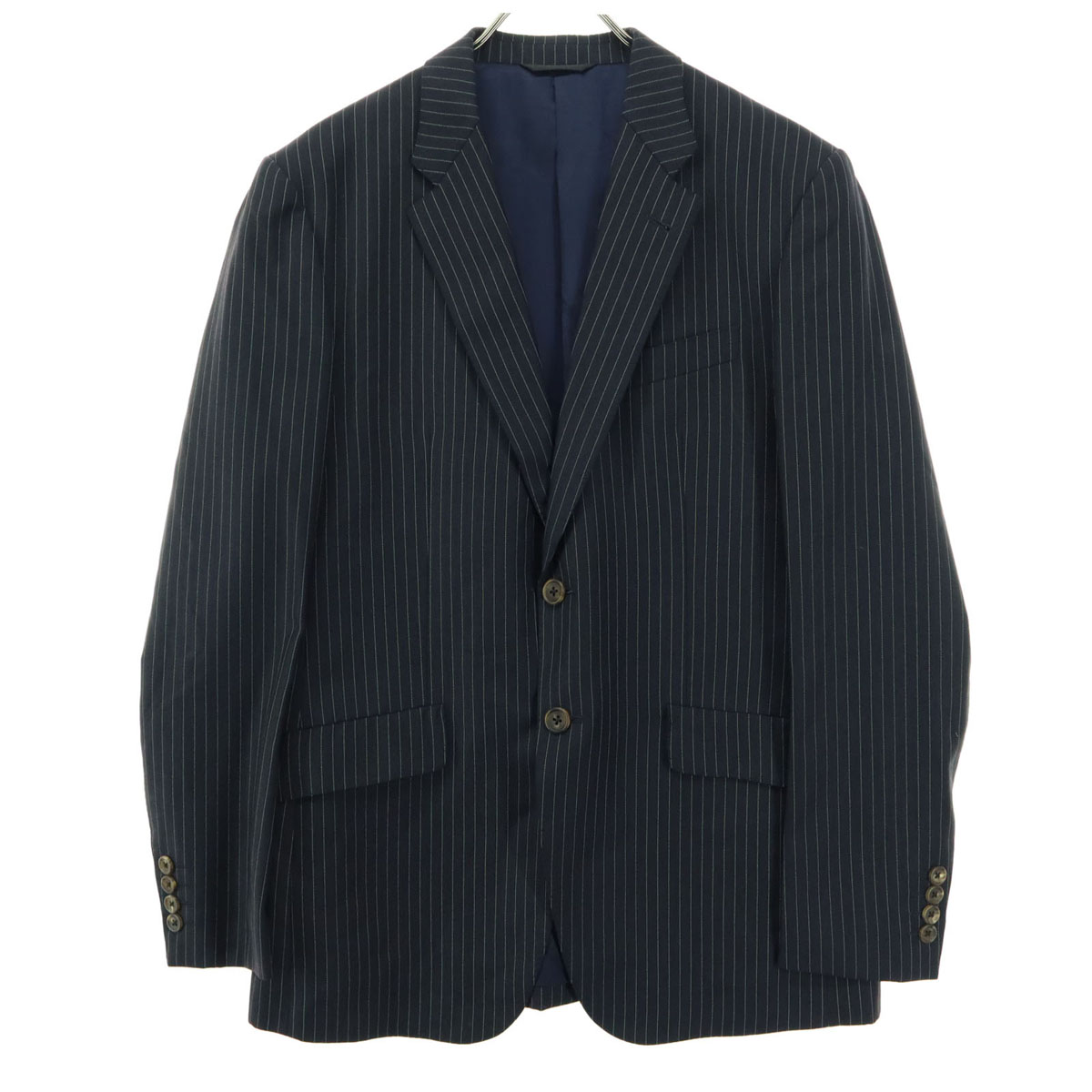 Paul Smith テーラードジャケット M 花柄 グレー ストライプ Paul Smith テーラードジャケット M 花柄 グレー ストライプ