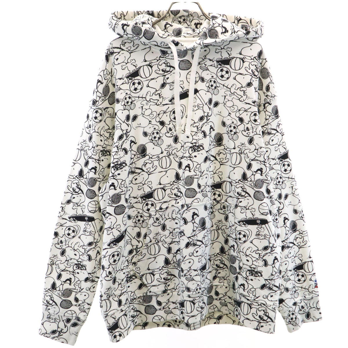 完売品！新品 リーバイス x ピーナッツ スヌーピー プリントＴシャツ グレー (XXL) LEVI'S USA直営店購入 ☆セール 新品 US企画 スヌーピー リーバイス コラボ 刺繍ロゴ