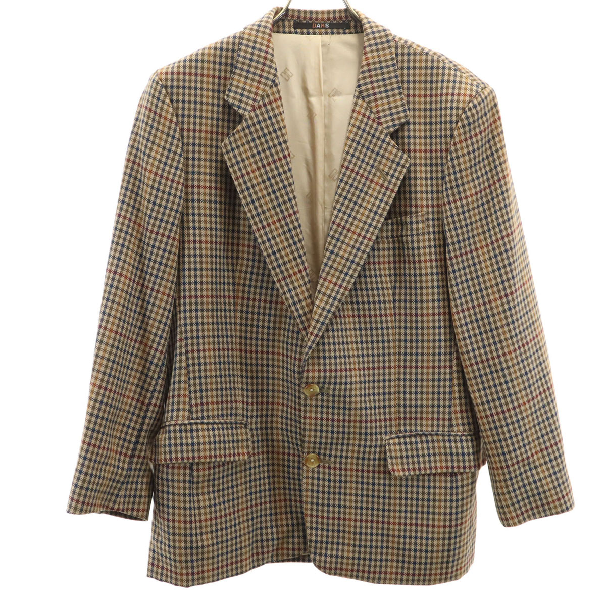 美品☆DAKS☆ ハウスチェック チェンジポケット エルボーパッチ付きジャケット 楽天市場】DAKS ダックス ジャケット 90s スウェード ガンパッチ