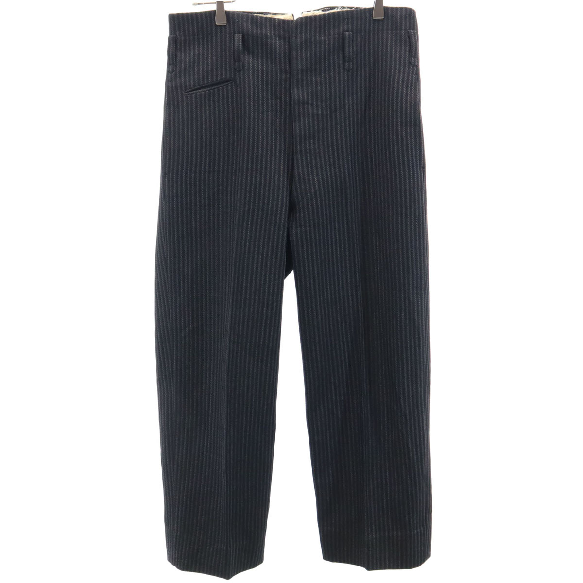 [ビンテージ]ストライプワークパンツ　ビッグサイズ　ボタンフライ　黒シャン 楽天市場】40's ビンテージ ☆ フレンチ 針刺し シンチバック