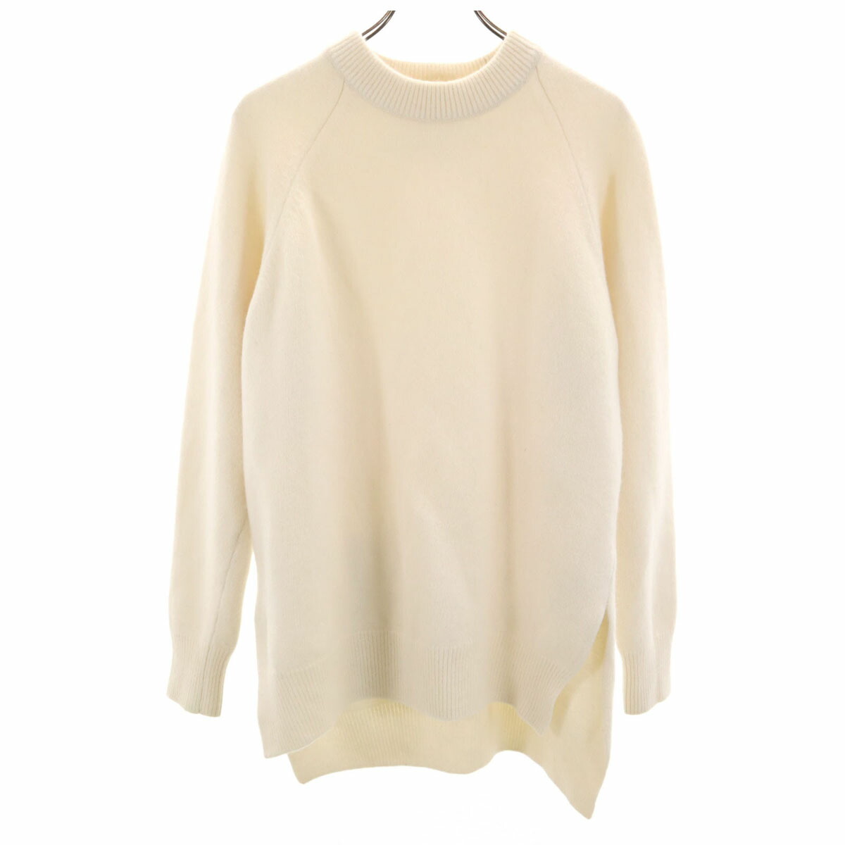 古着 JIL SANDER ジルサンダー 19AW イタリア製 長袖 プルオーバー 46 象牙色 編み物 メンズ 【中古】