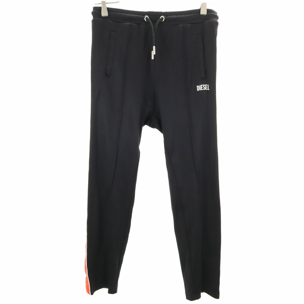 DIESEL ジャージパンツ 黒/白 楽天市場】DIESEL ディーゼル ラインジャージパンツ (紺 黄色 ネイビー