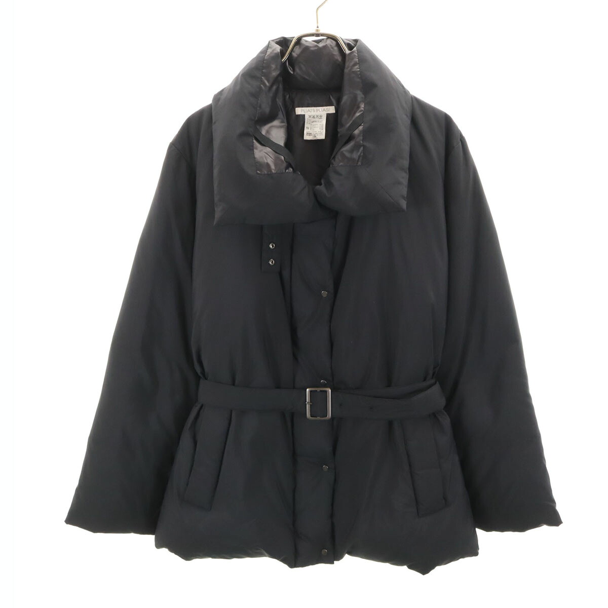 古着 PLEATS PLEASE プリーツプリーズ ダウンジャケット 5 ブラック系 イッセイミヤケ レディース 【中古】｜古着、USED専門百貨店BIG2nd