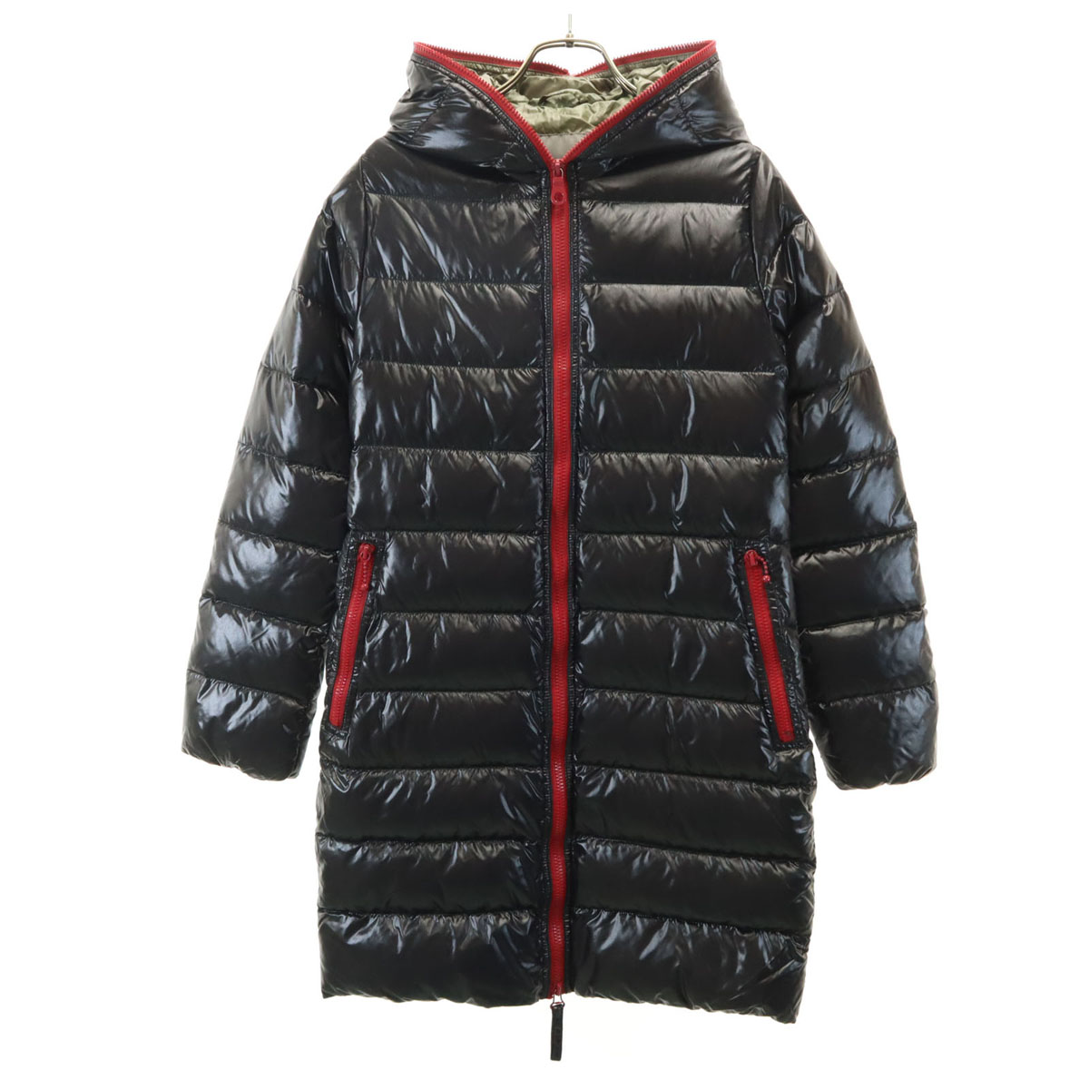 古着 DUVETICA デュベティカ ブルガリア製 ACE ダウンコート 38 ブラック系 レディース 【中古】 【PD】
