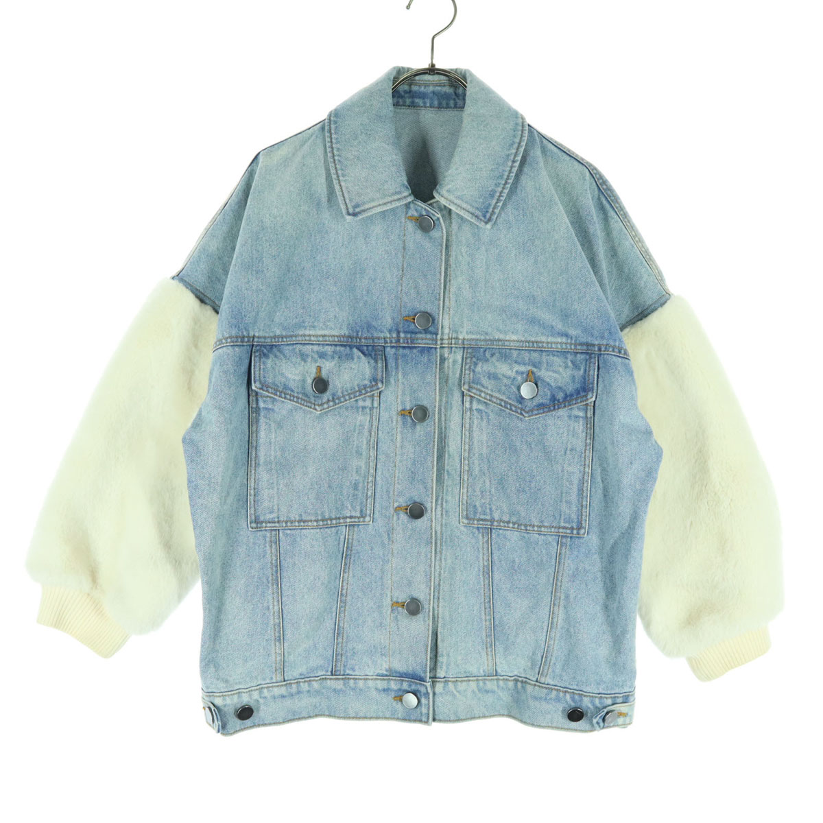 楽天市場】Diagram ダイアグラム エコファー ボンバー ジャケット 36