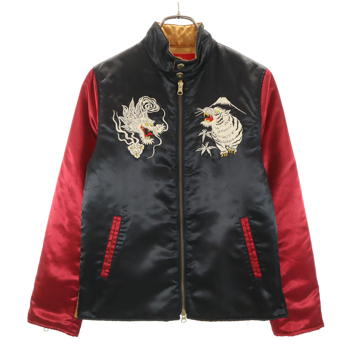 楽天市場】古着 OLD オールド 90s スカジャン 和柄 リバーシブル